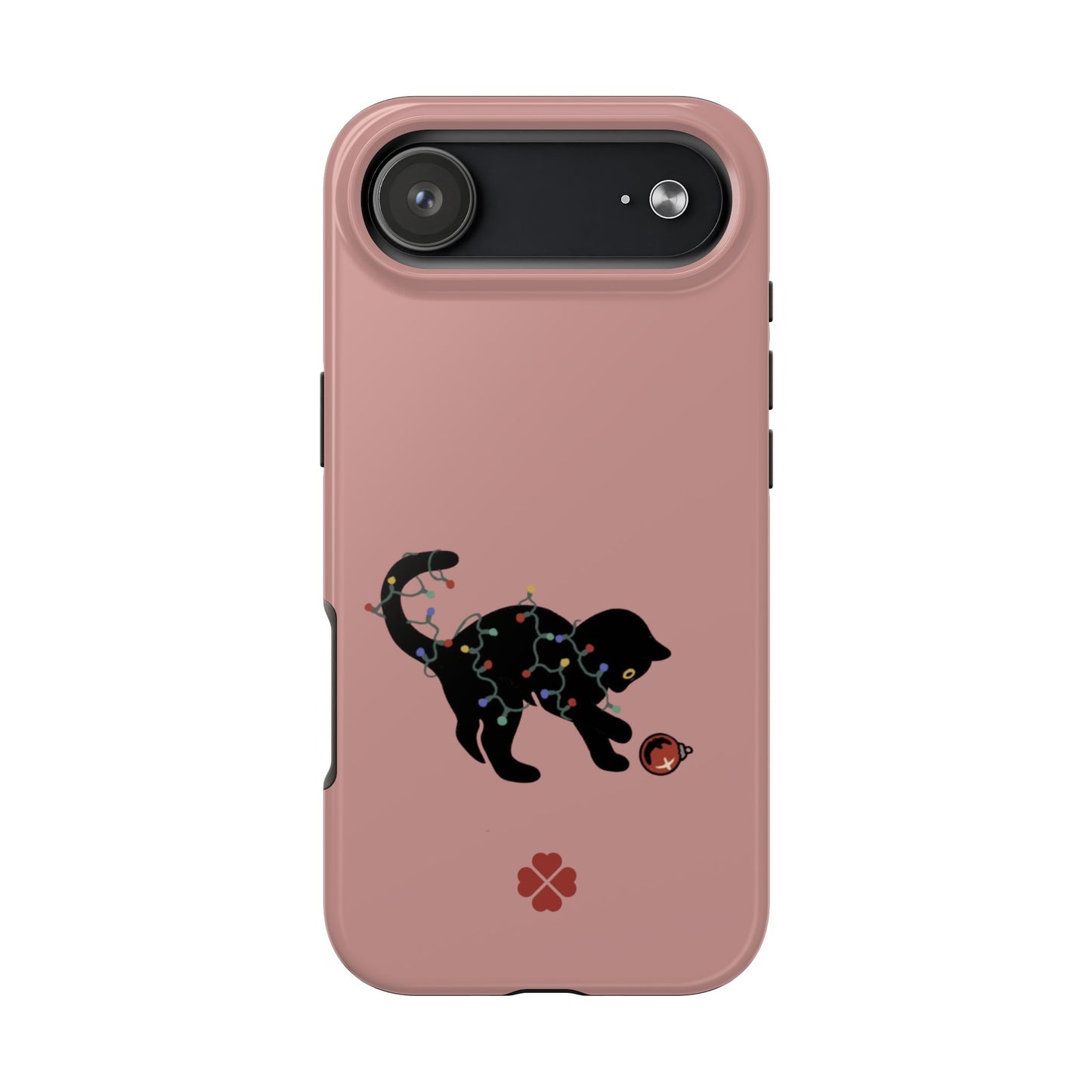 Kitty Christmas Lights Phone Case