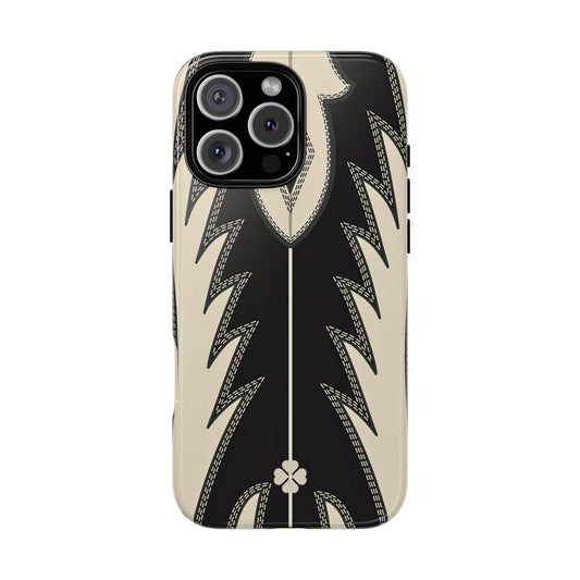 Cowgirl Embroidery Phone Case