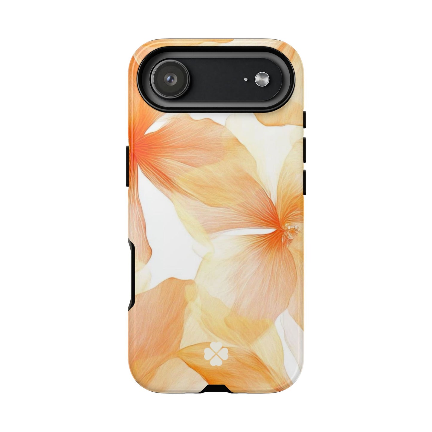 Orange Floral Phone Case