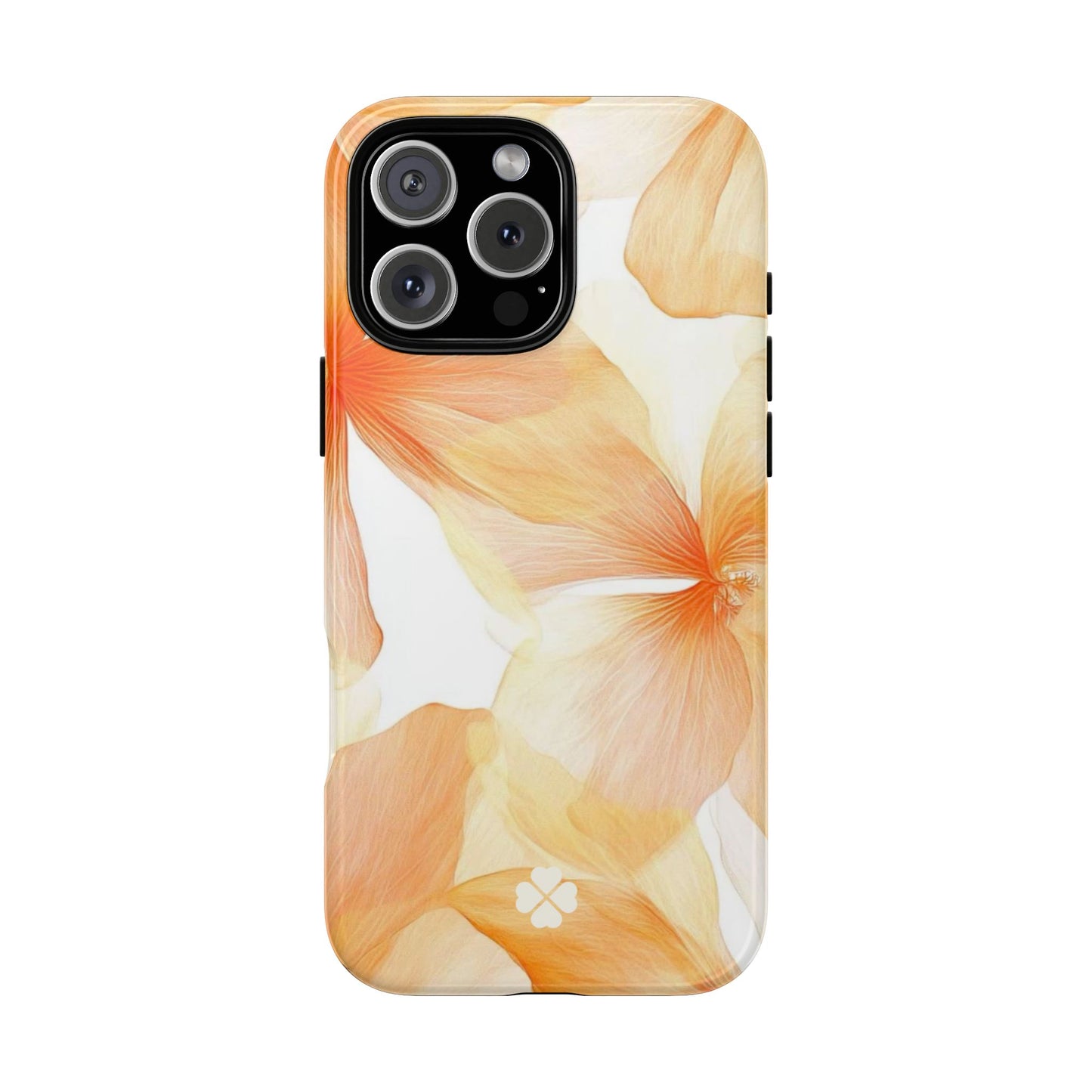 Orange Floral Phone Case