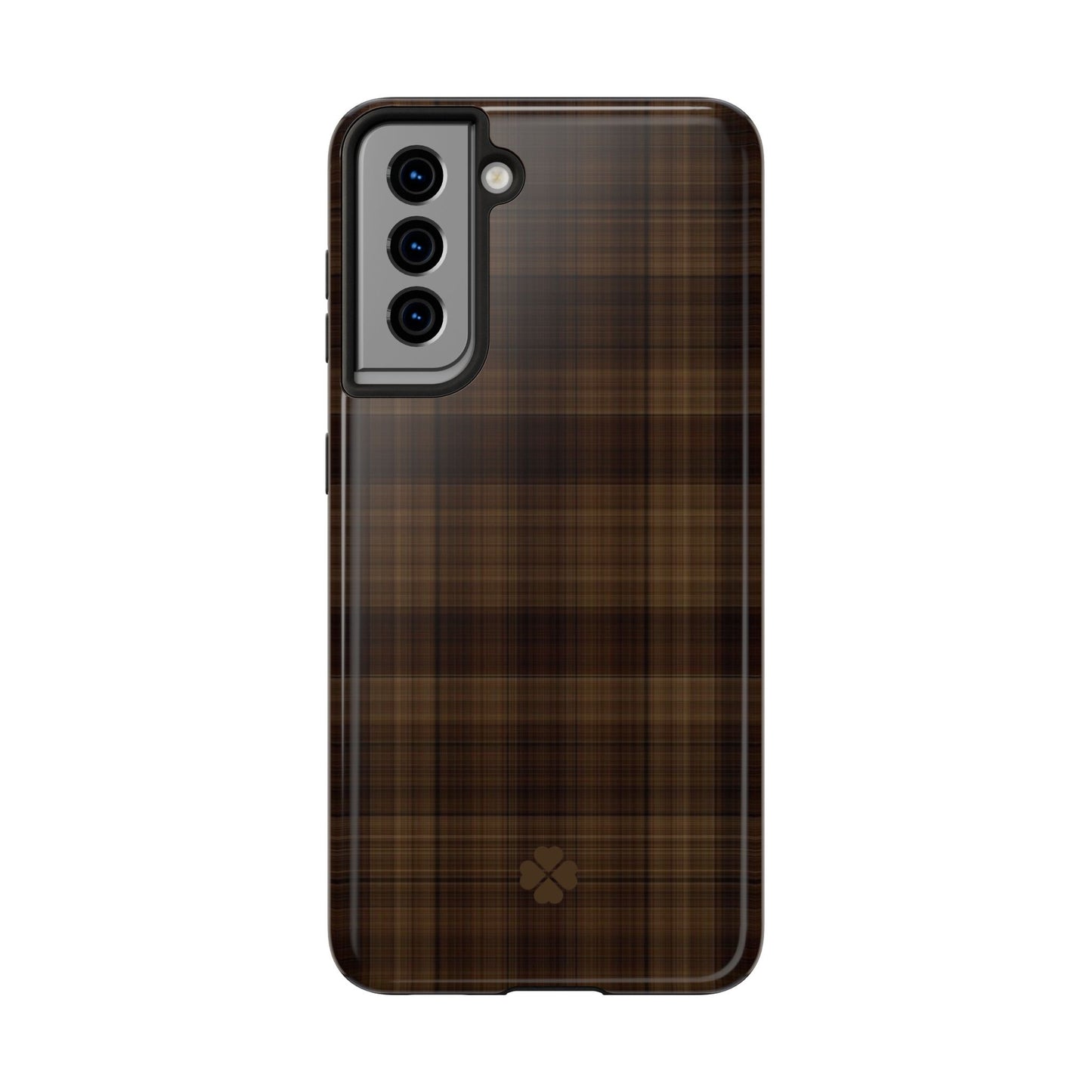 Brown Flannel Phone Case