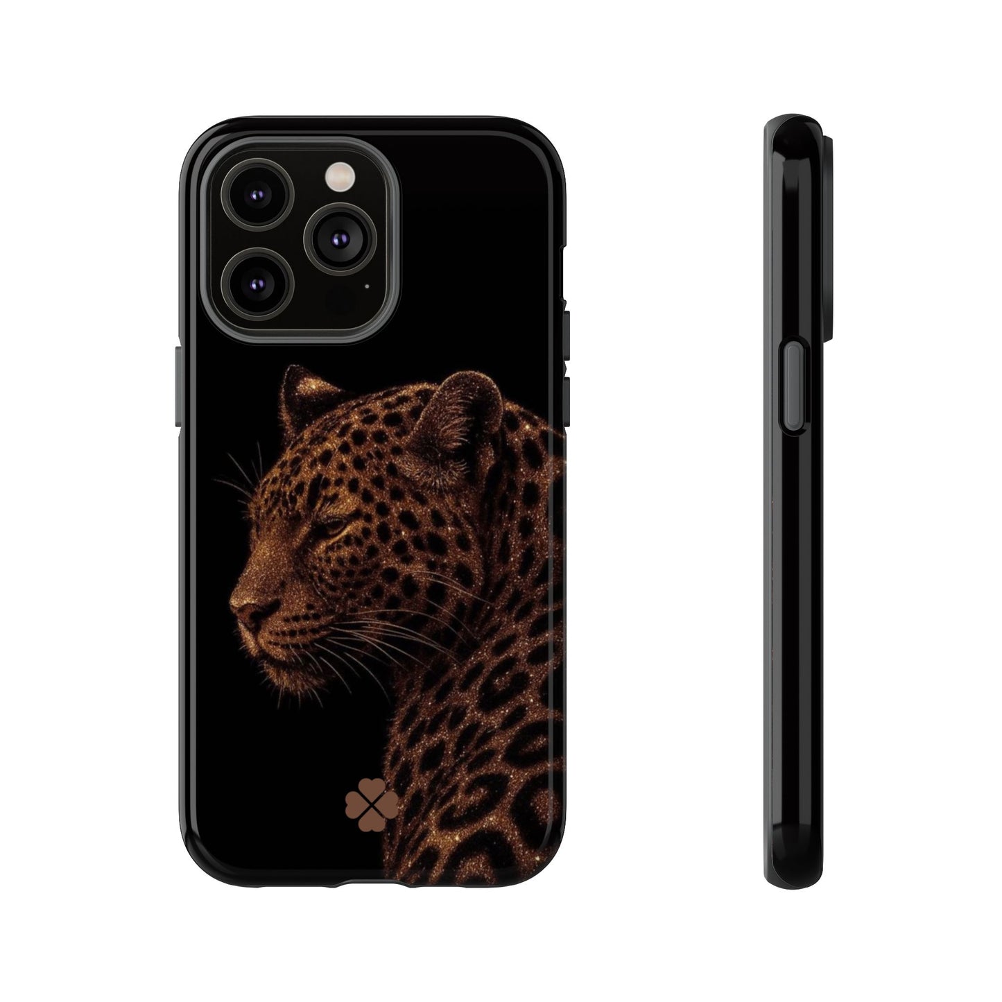 Glitter Leopard Phone Case