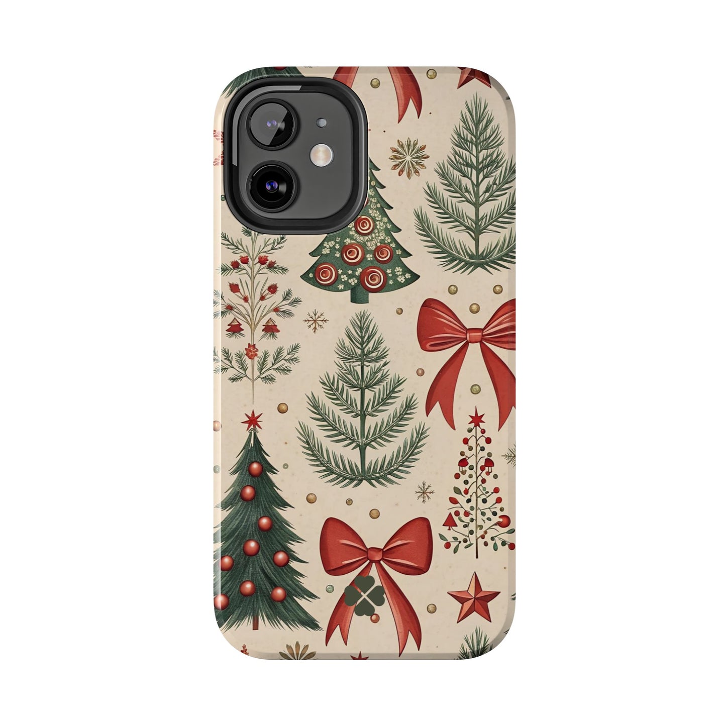 Christmas Tree Bow Phone Case