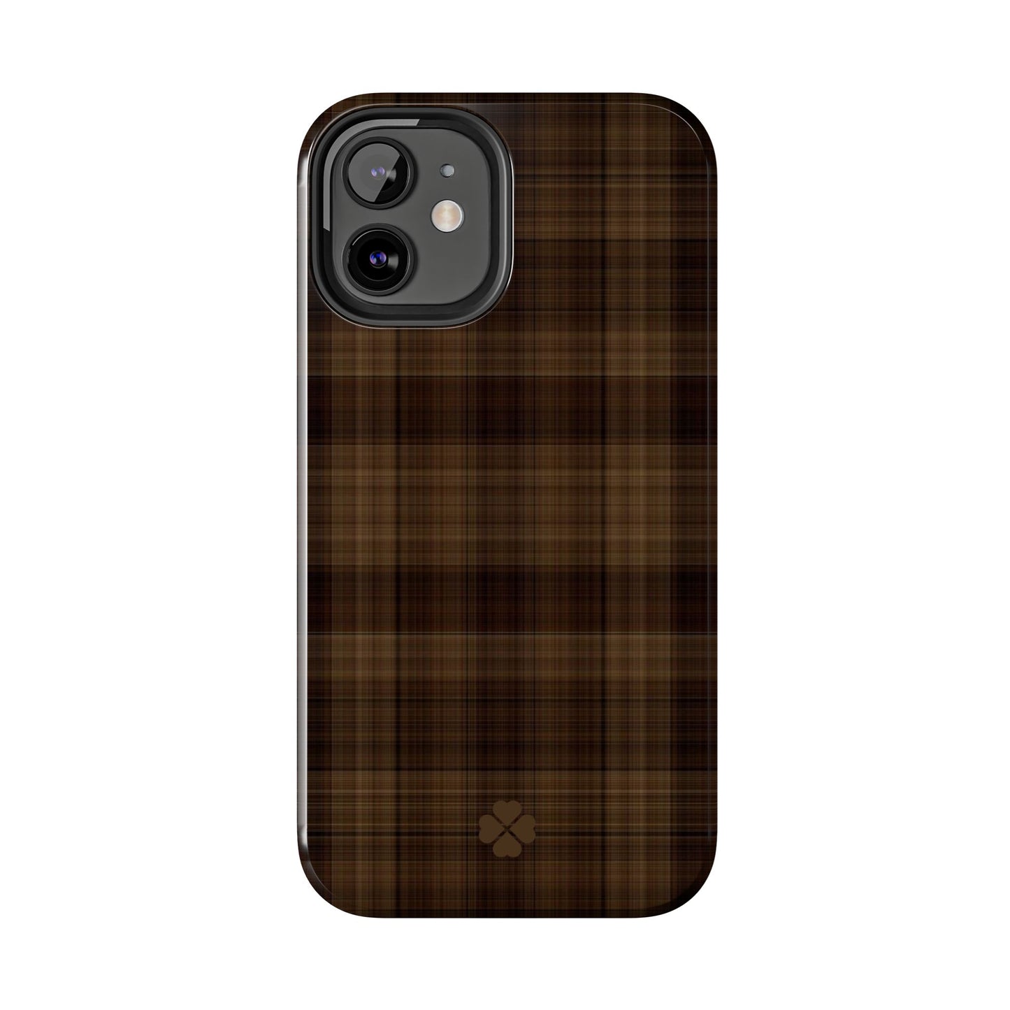 Brown Flannel Phone Case