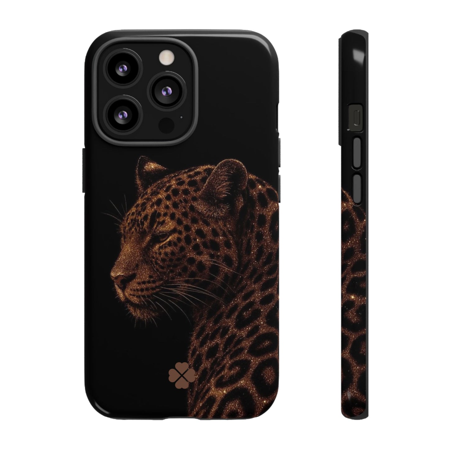 Glitter Leopard Phone Case