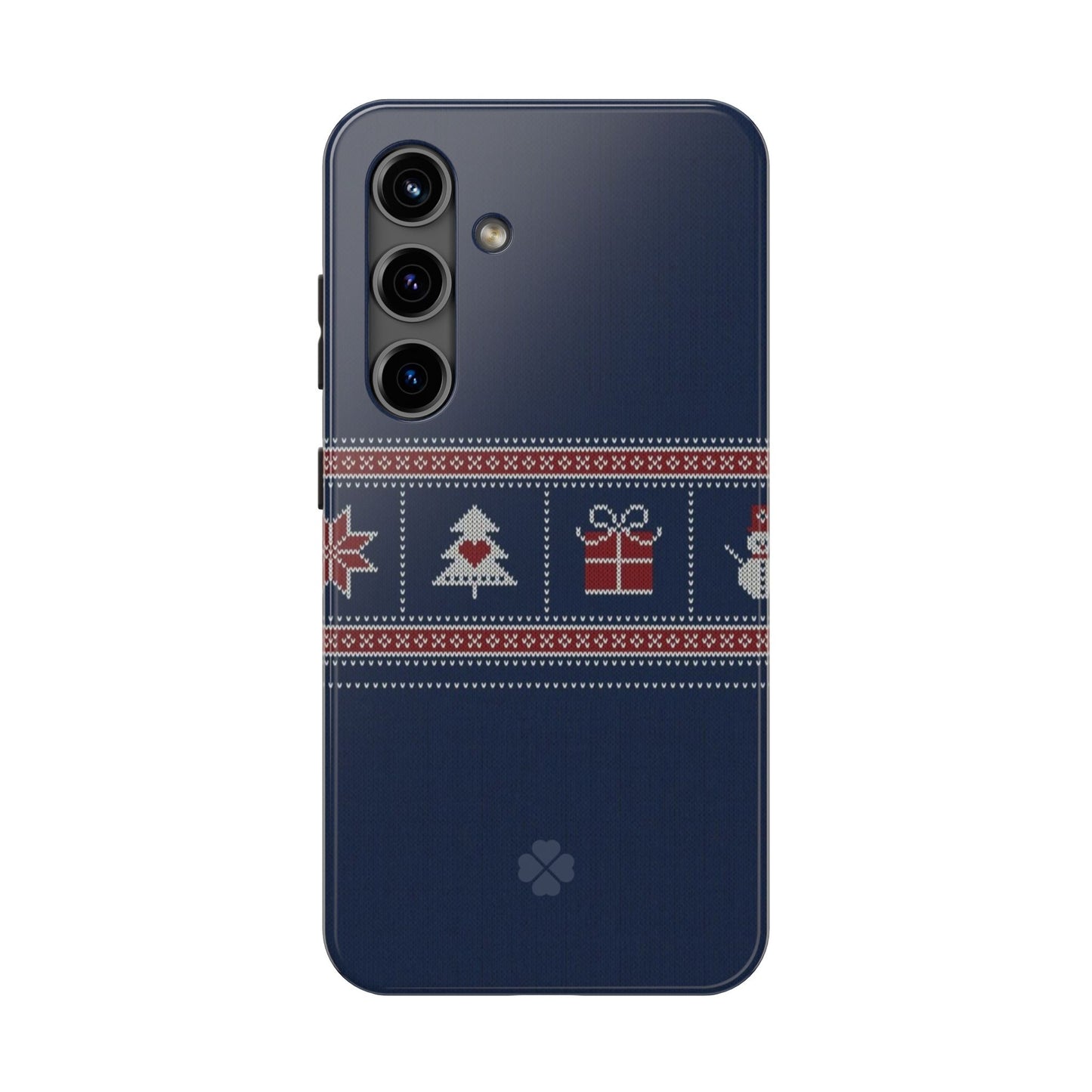 Blue Christmas Sweater Phone Case