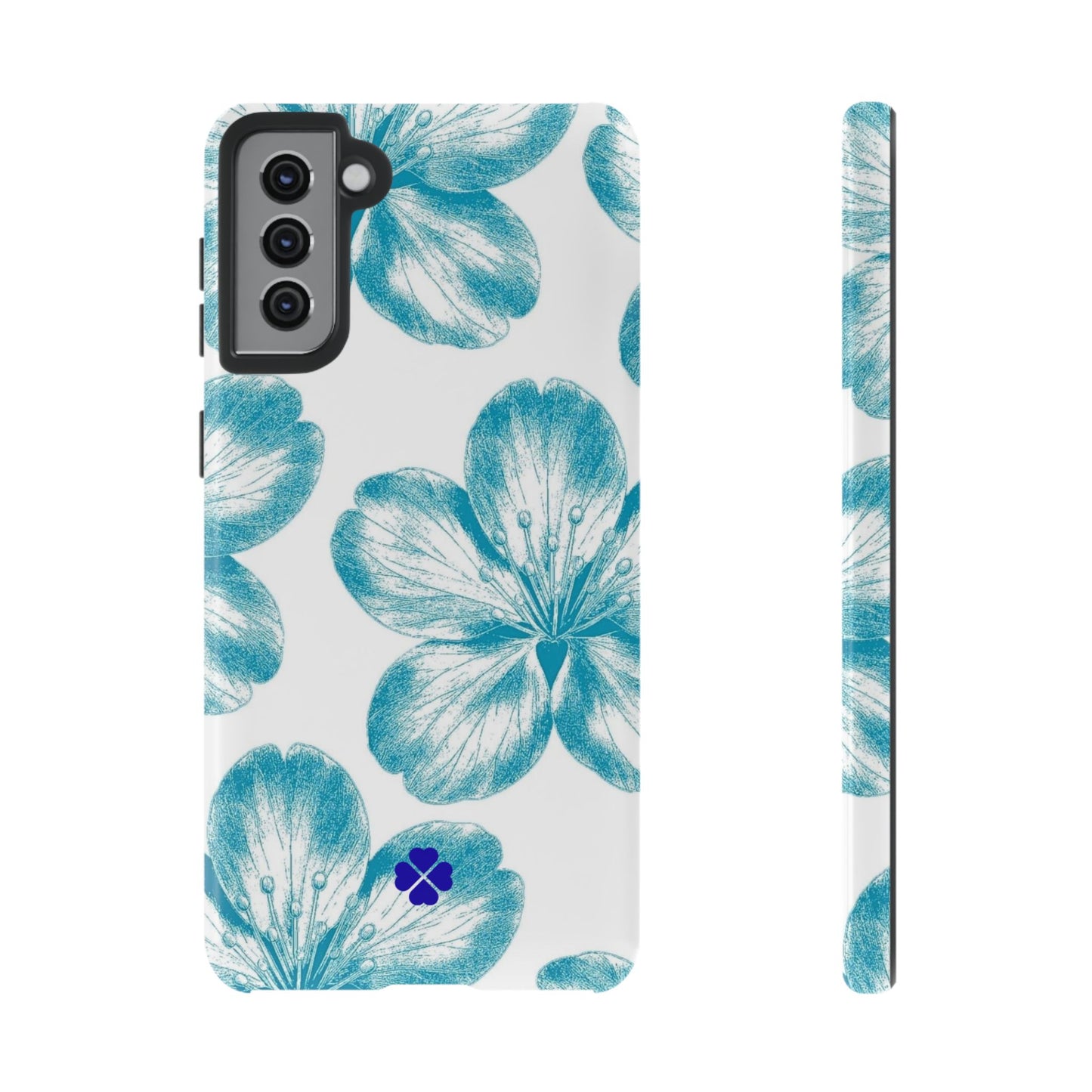 Blue Hibiscus Phone Case