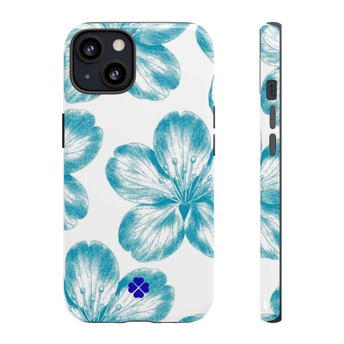 Blue Hibiscus Phone Case