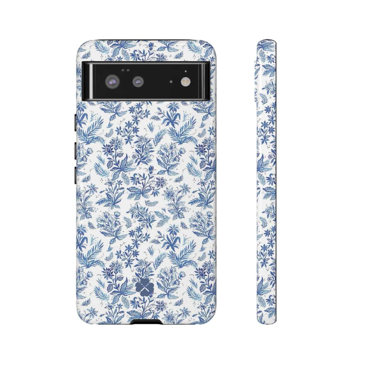 Blue Toile Phone Case