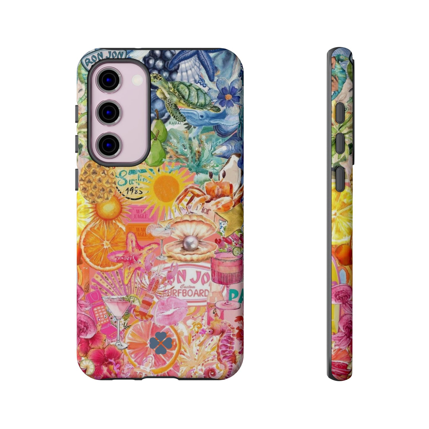 Rainbow Summer Collage Phone Case