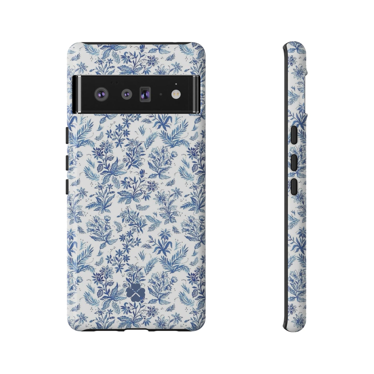 Blue Toile Phone Case