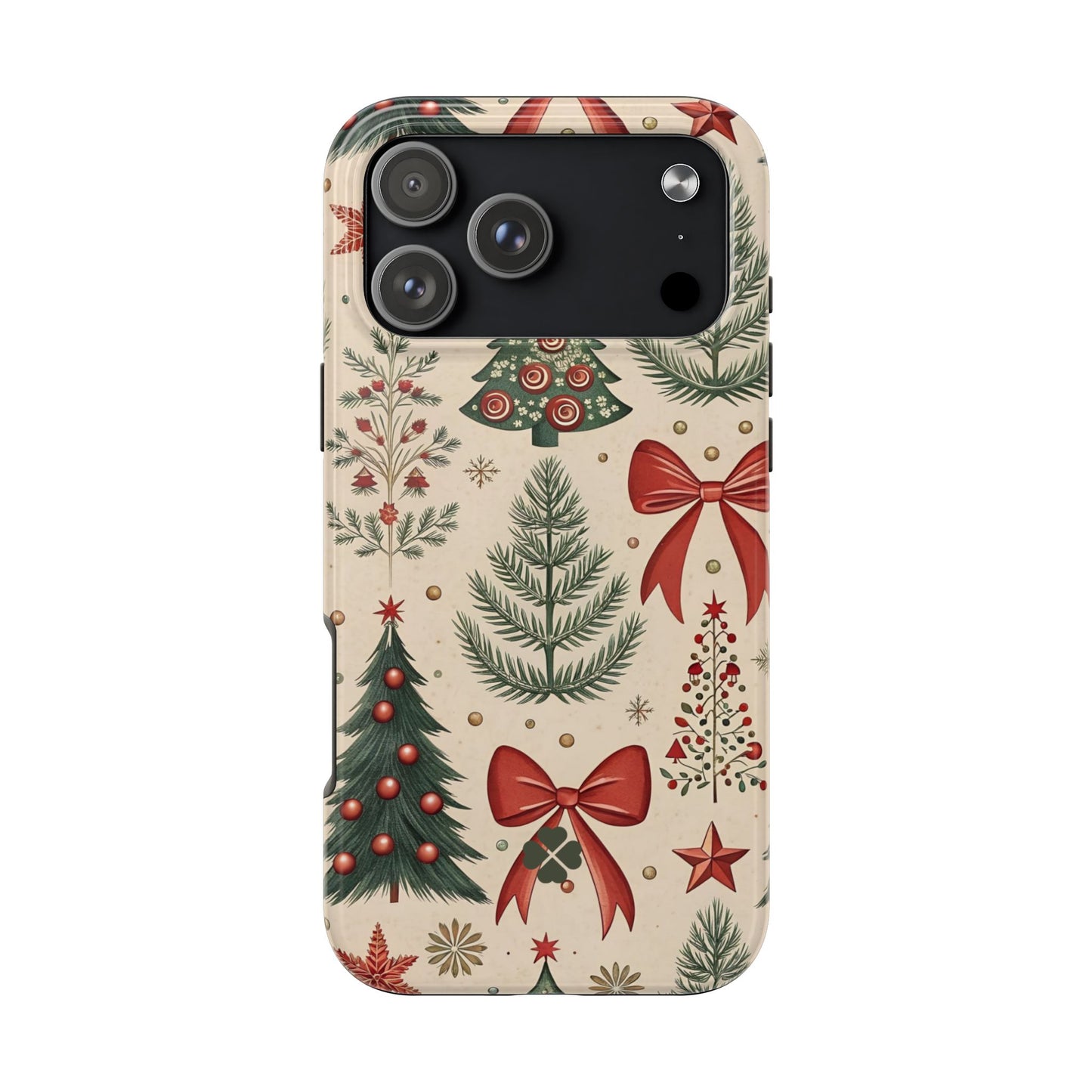 Christmas Tree Bow Phone Case