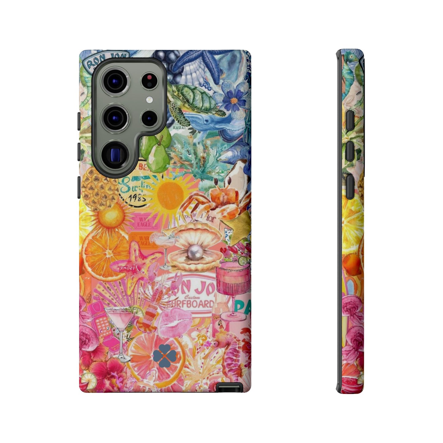 Rainbow Summer Collage Phone Case