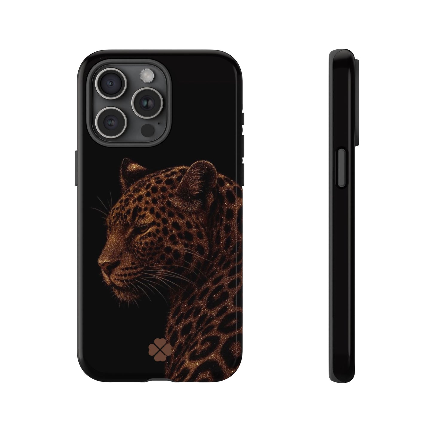Glitter Leopard Phone Case