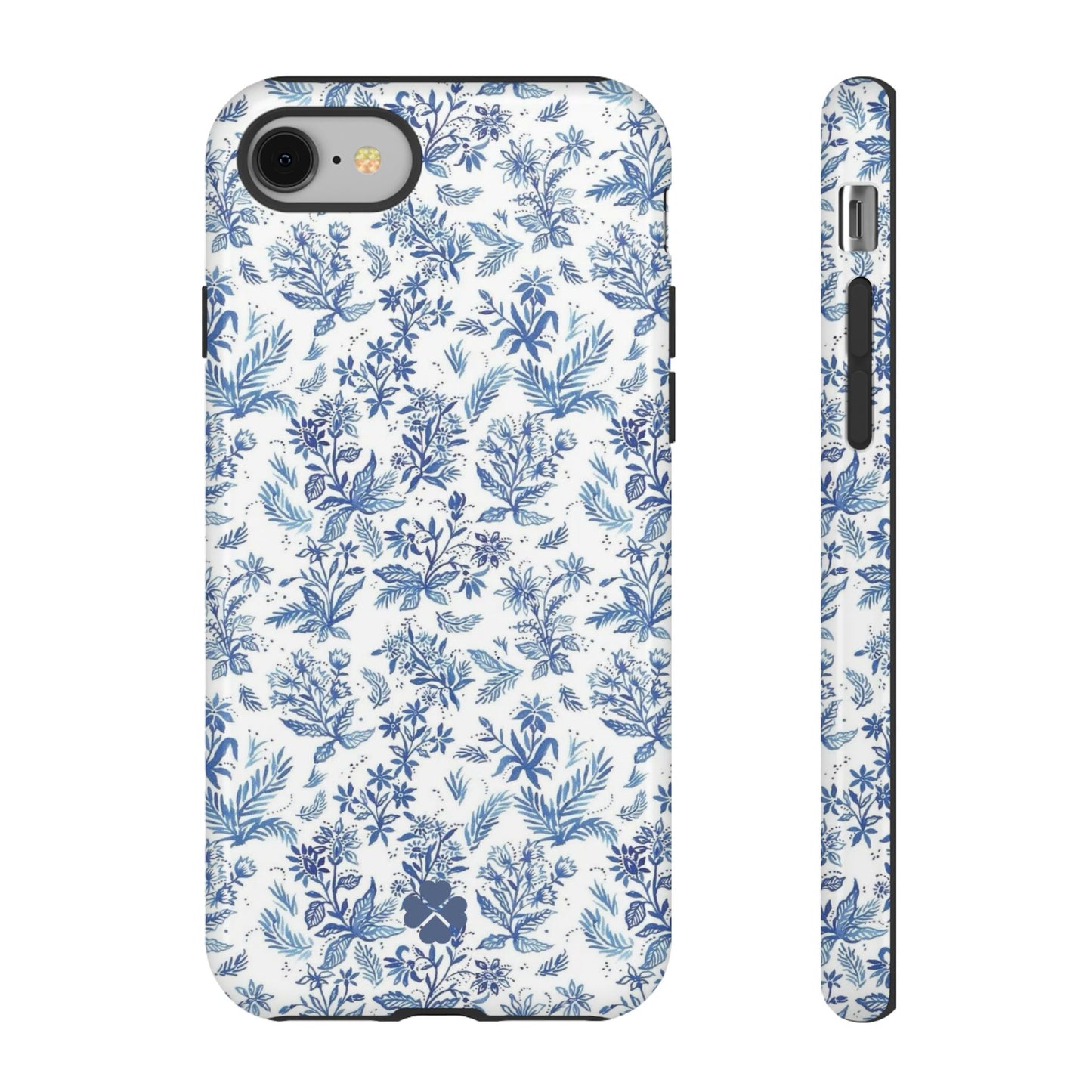 Blue Toile Phone Case