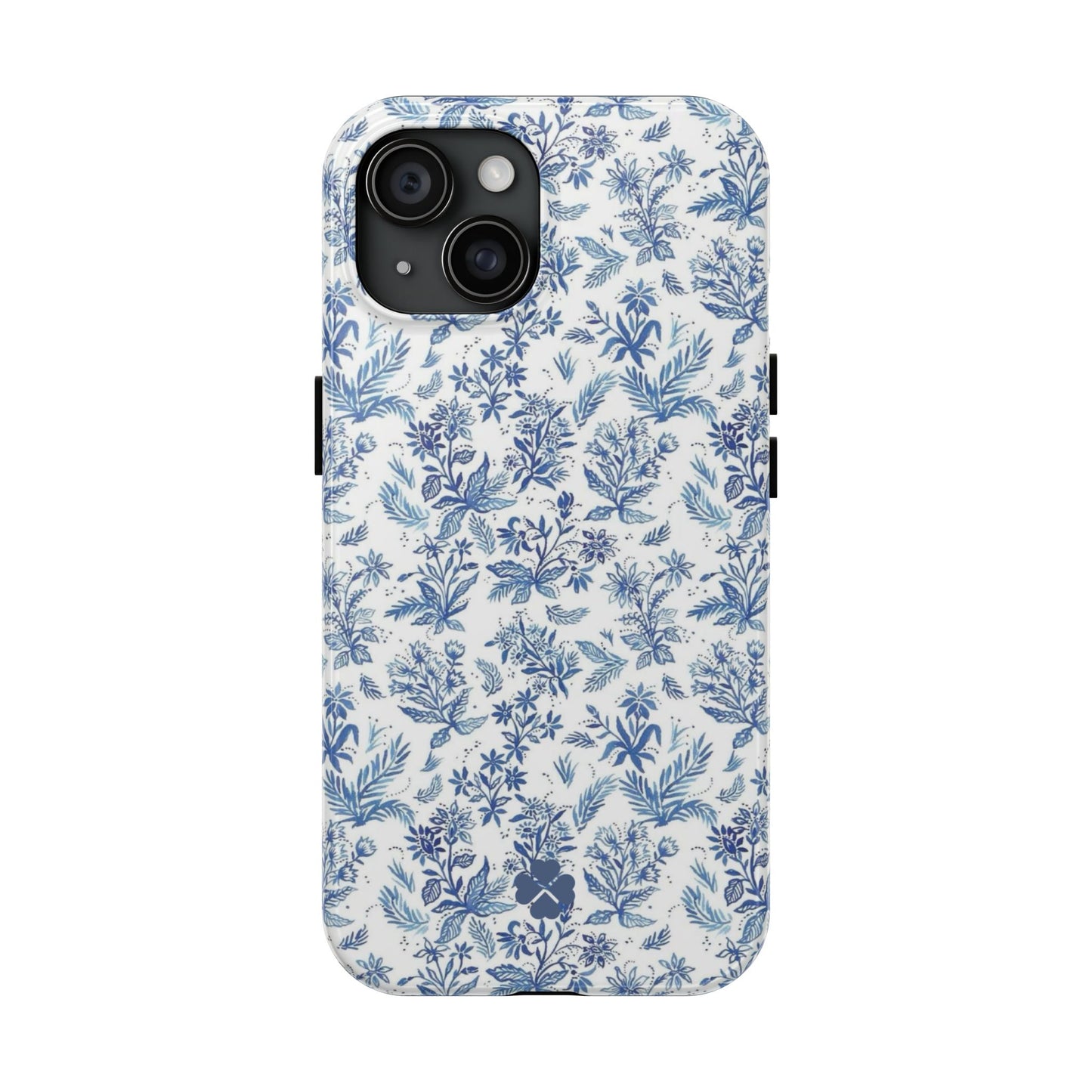 Blue Toile Phone Case