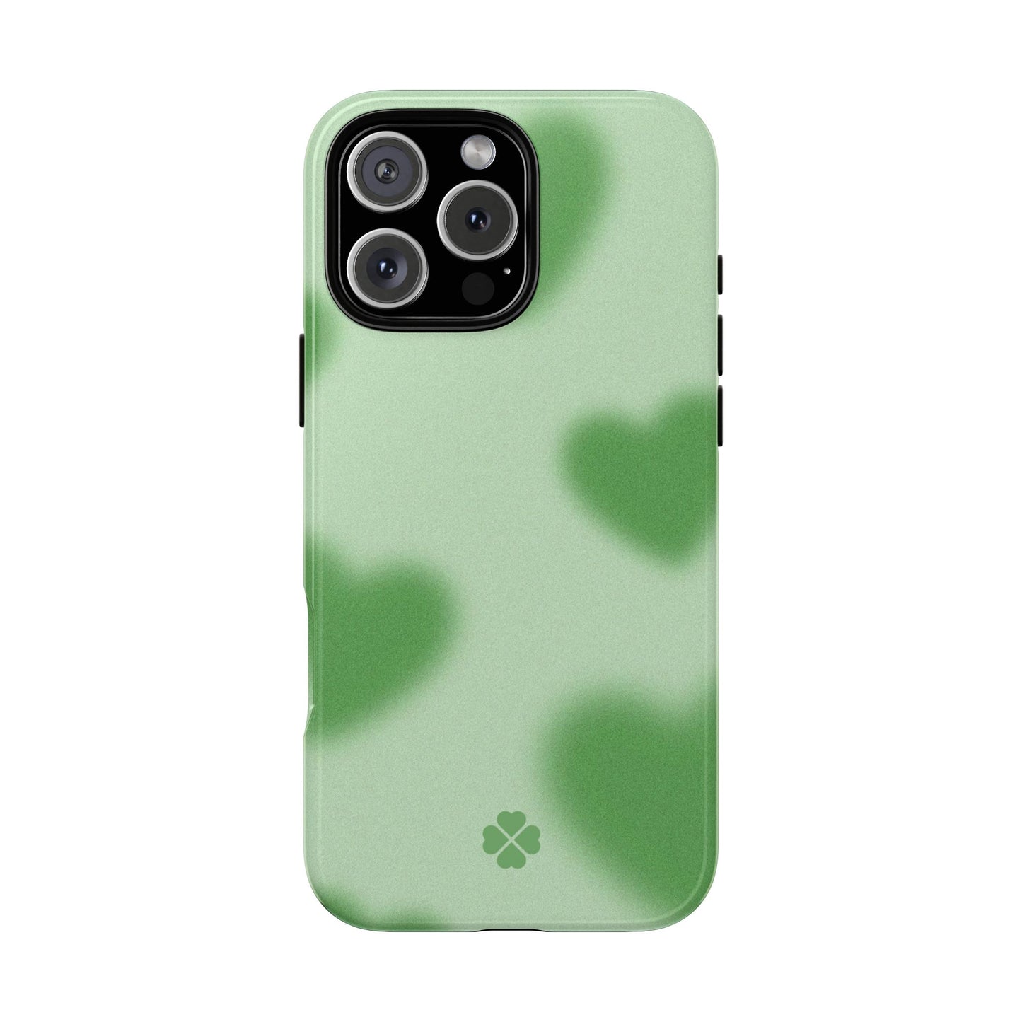 Green Hearts Phone Case