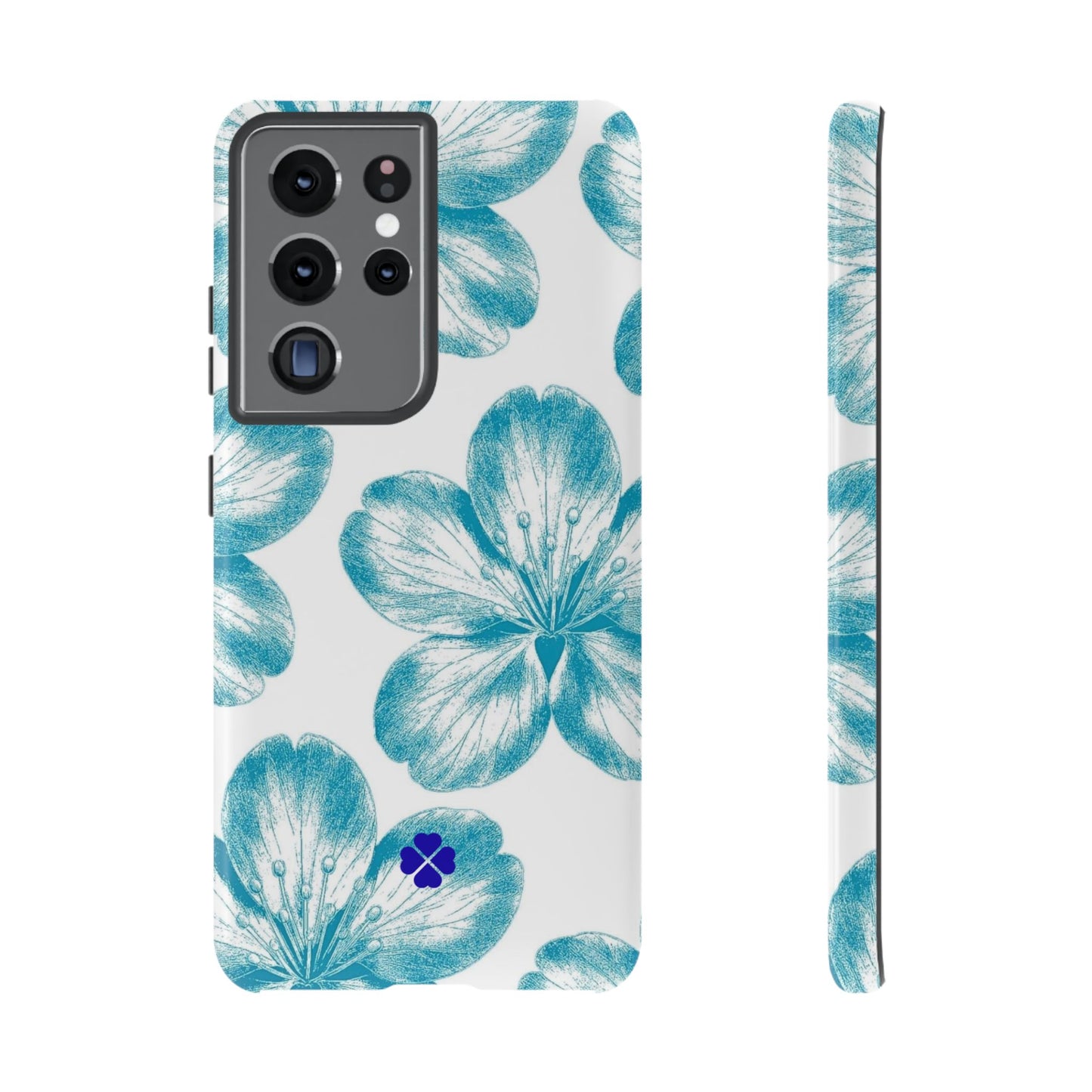Blue Hibiscus Phone Case