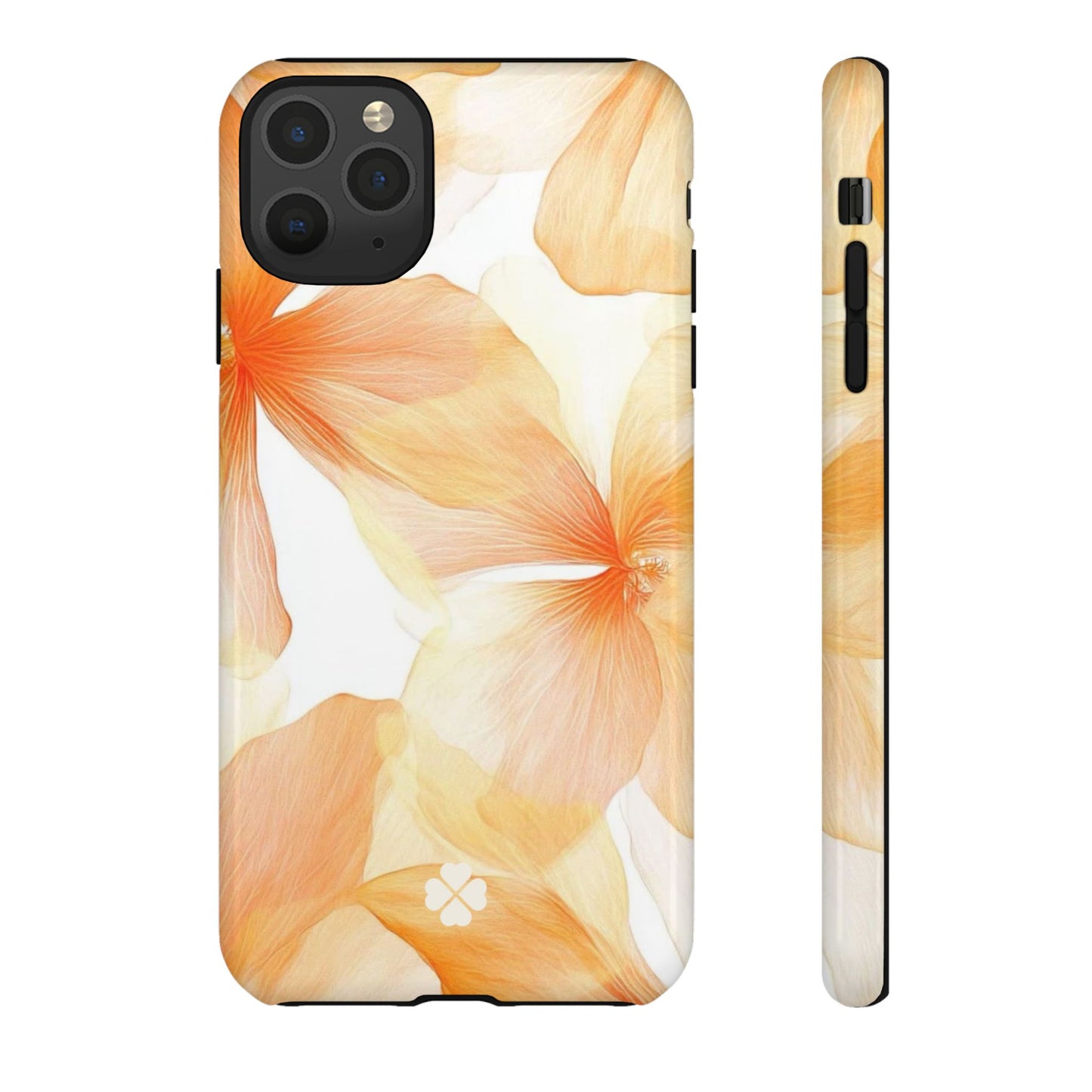 Orange Floral Phone Case