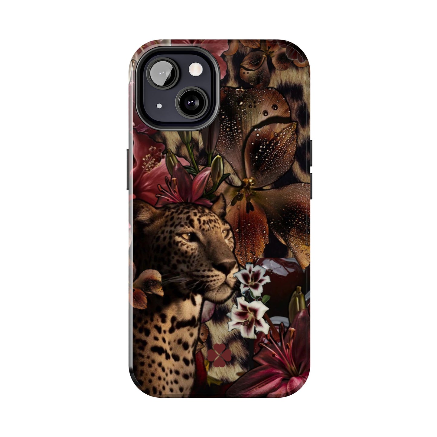 Leopard Floral Phone Case