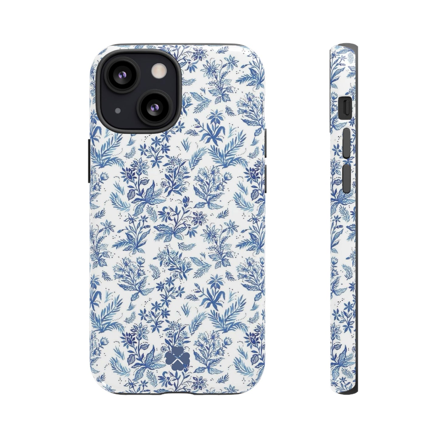 Blue Toile Phone Case