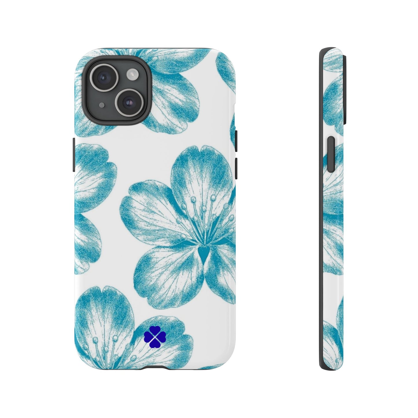 Blue Hibiscus Phone Case