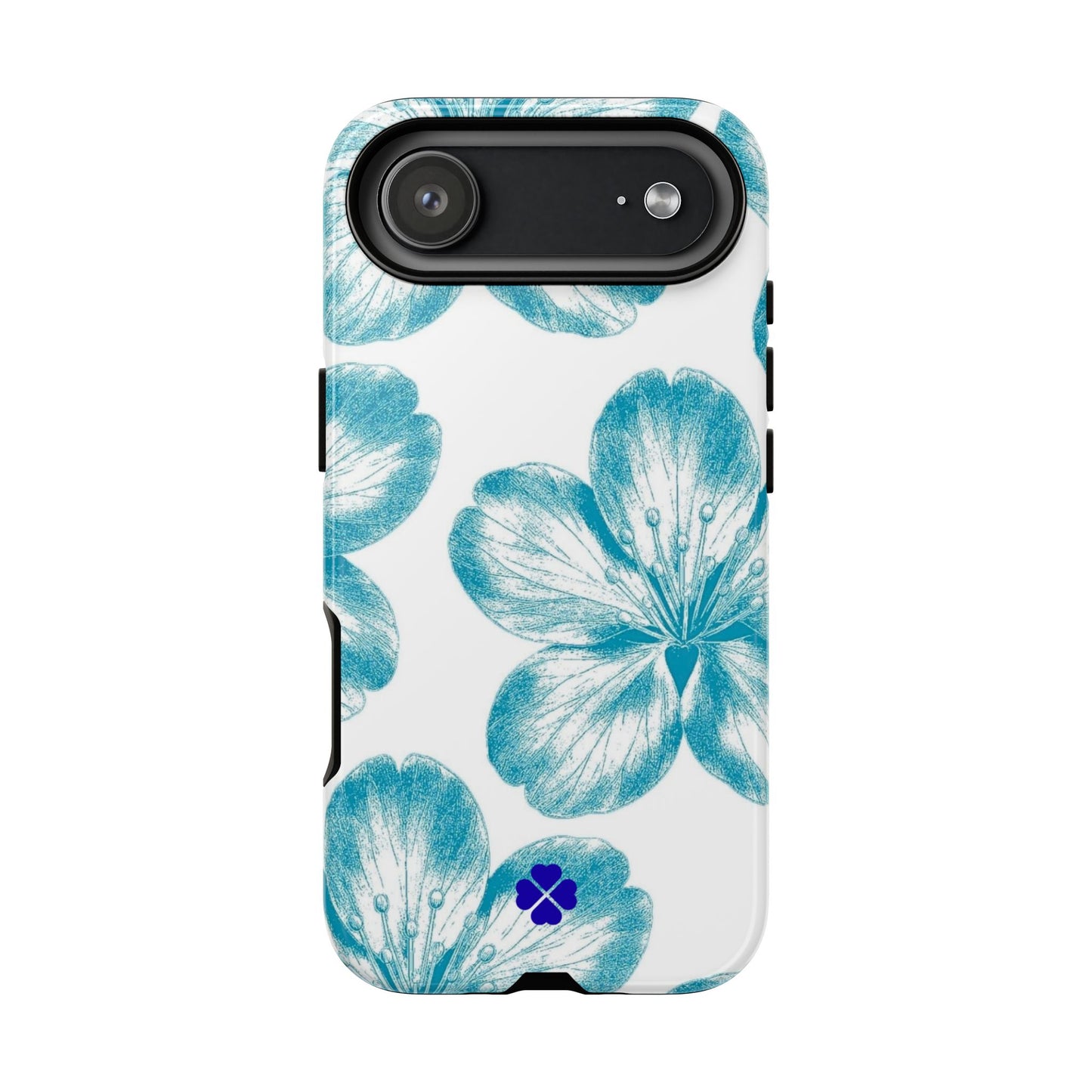 Blue Hibiscus Phone Case