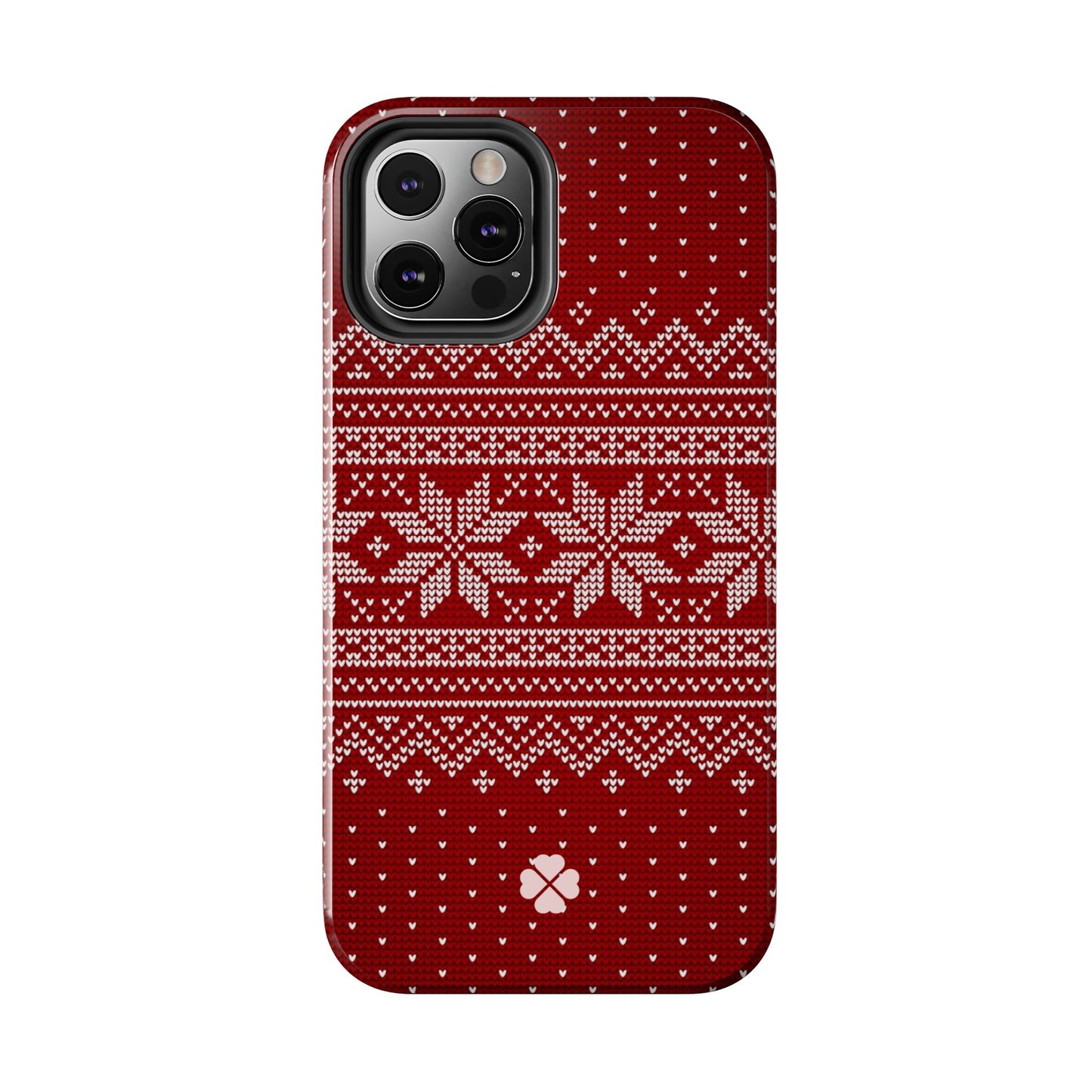 Red Christmas Sweater Phone Case