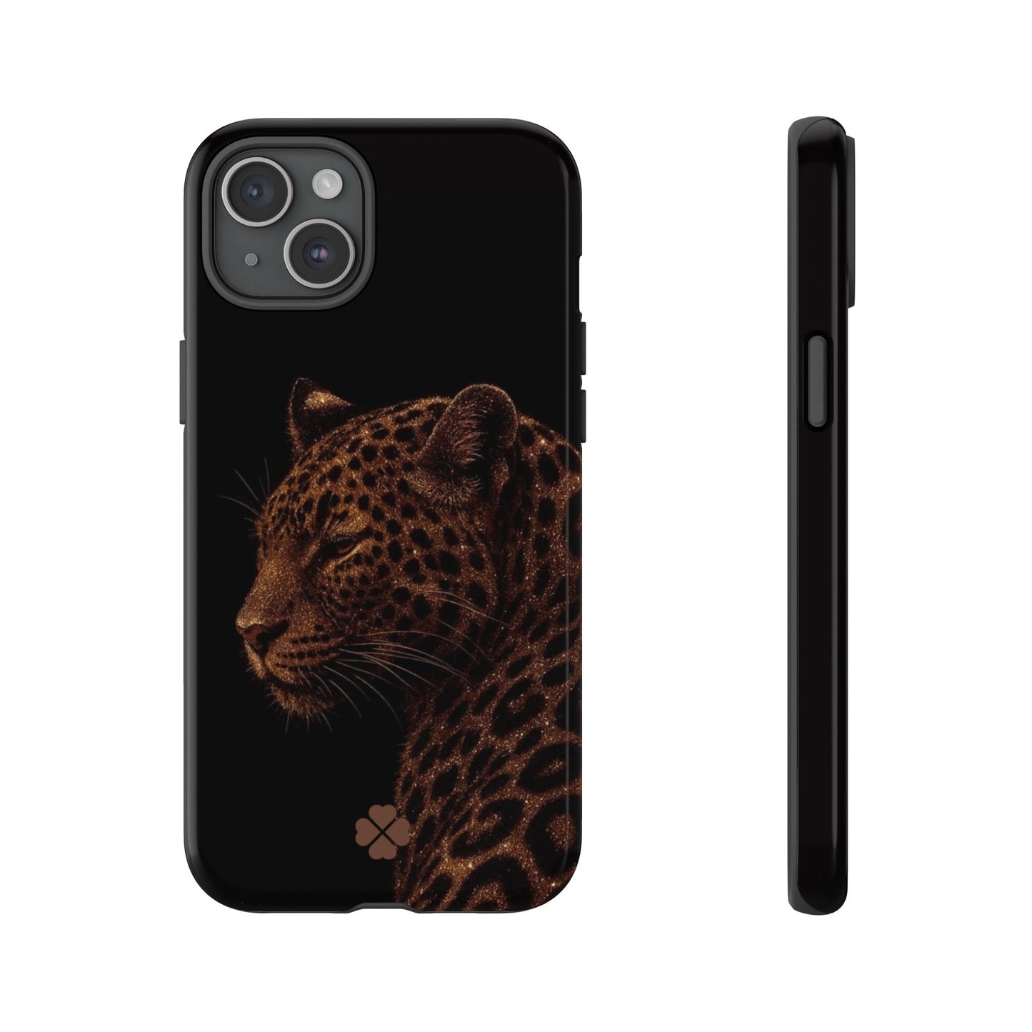 Glitter Leopard Phone Case