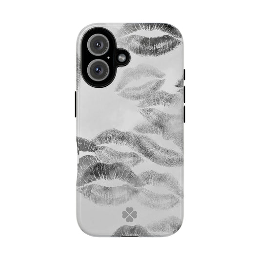 B&W Kiss Phone Case