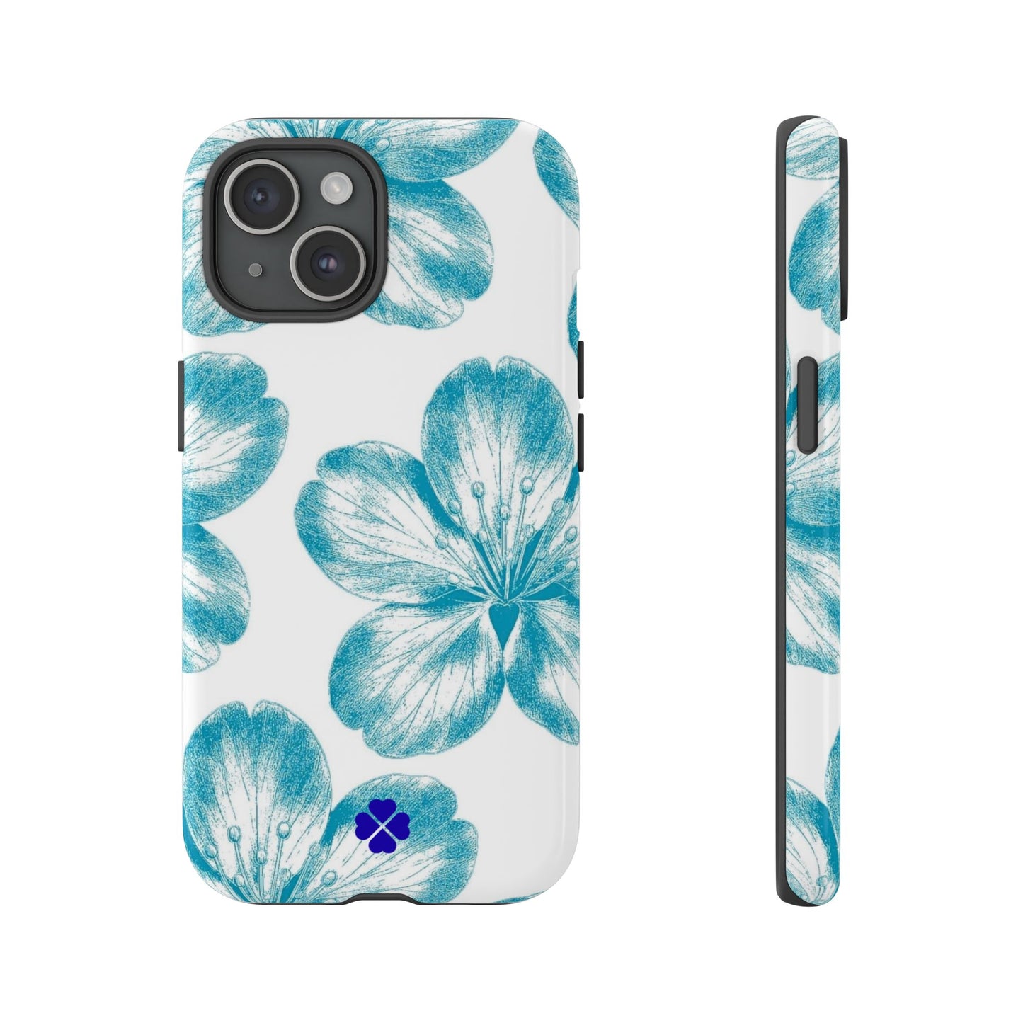 Blue Hibiscus Phone Case
