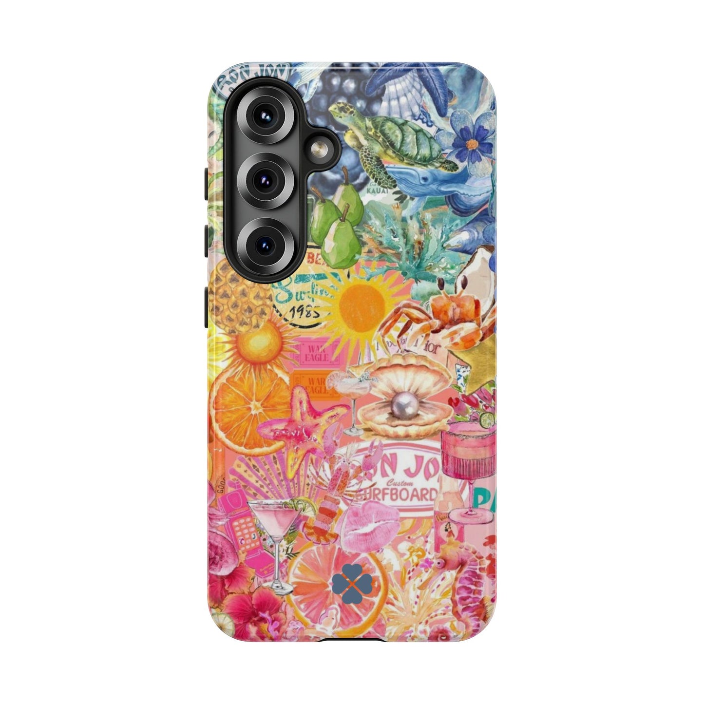 Rainbow Summer Collage Phone Case