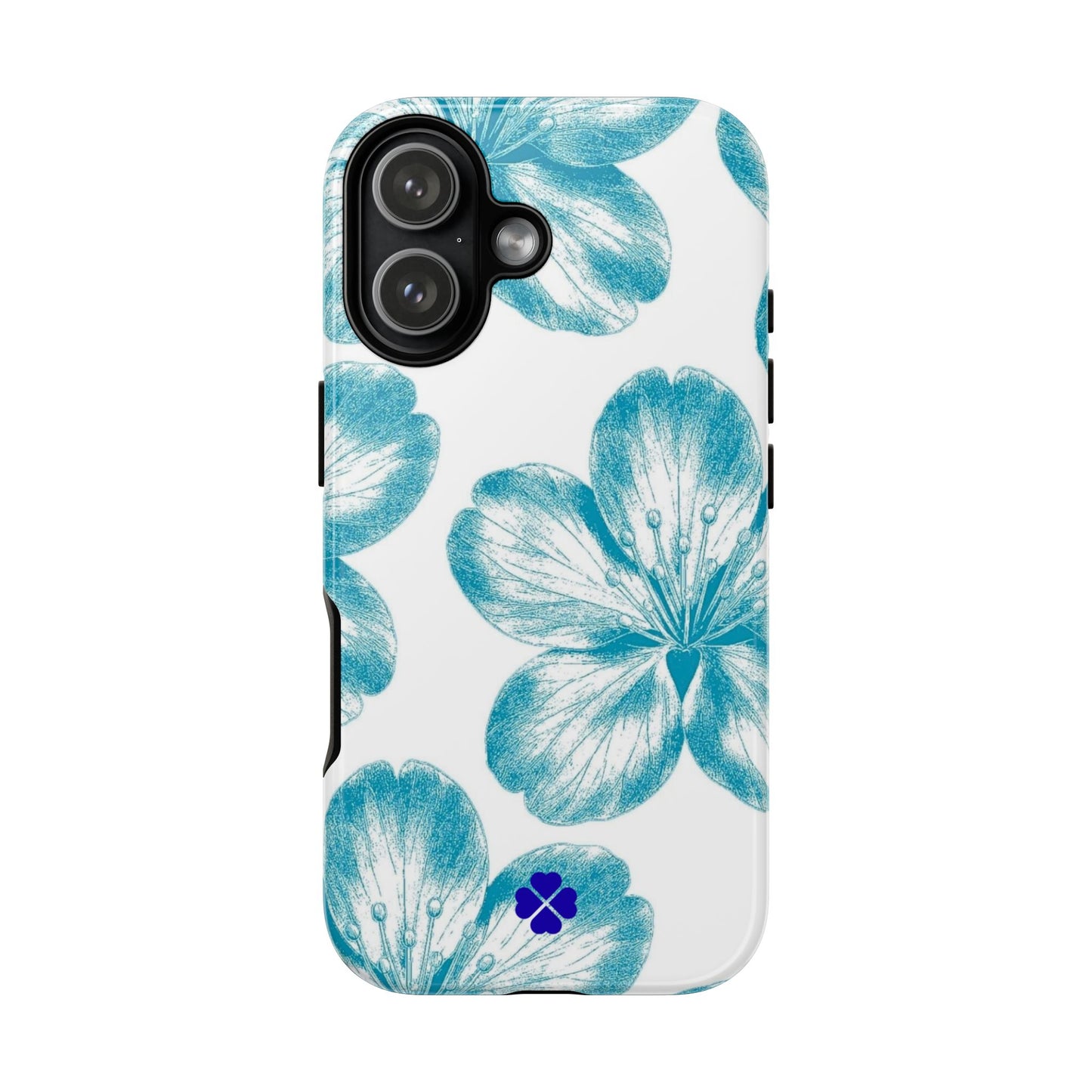 Blue Hibiscus Phone Case