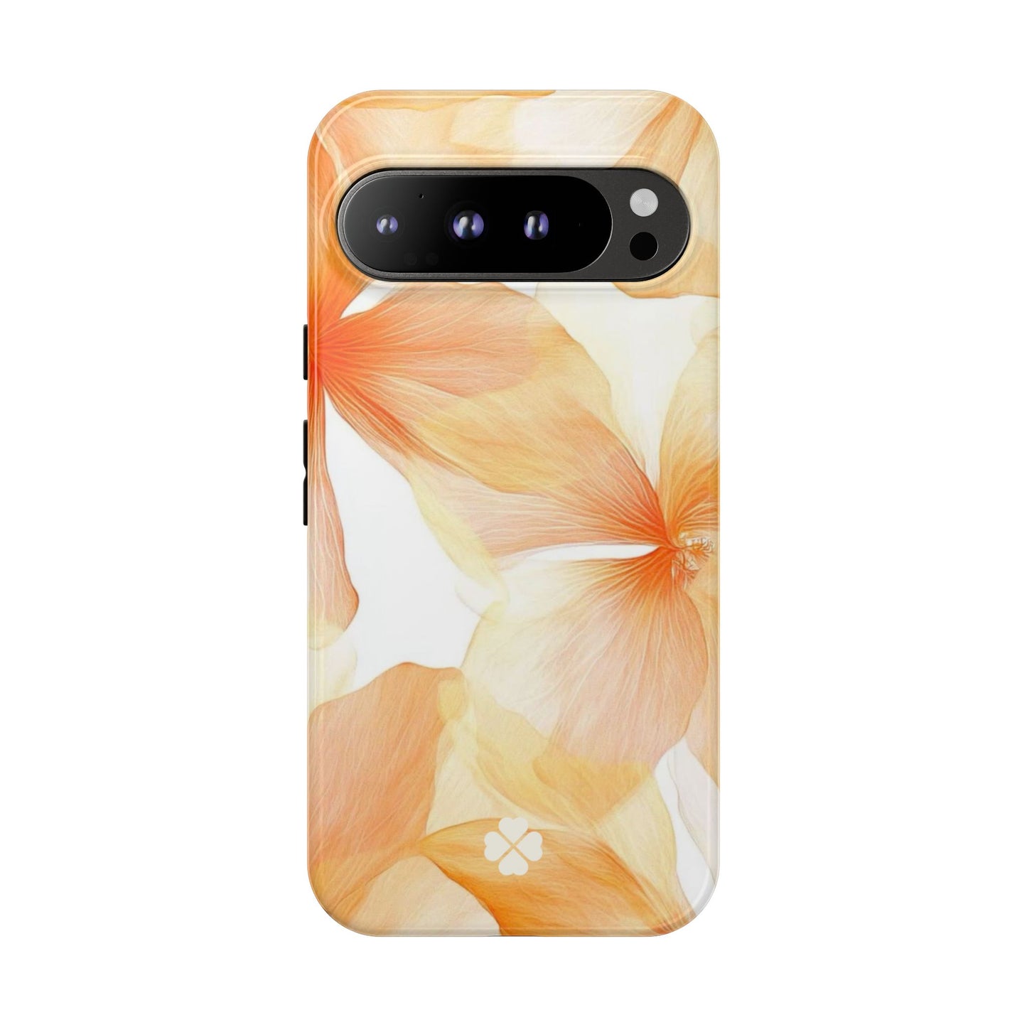 Orange Floral Phone Case