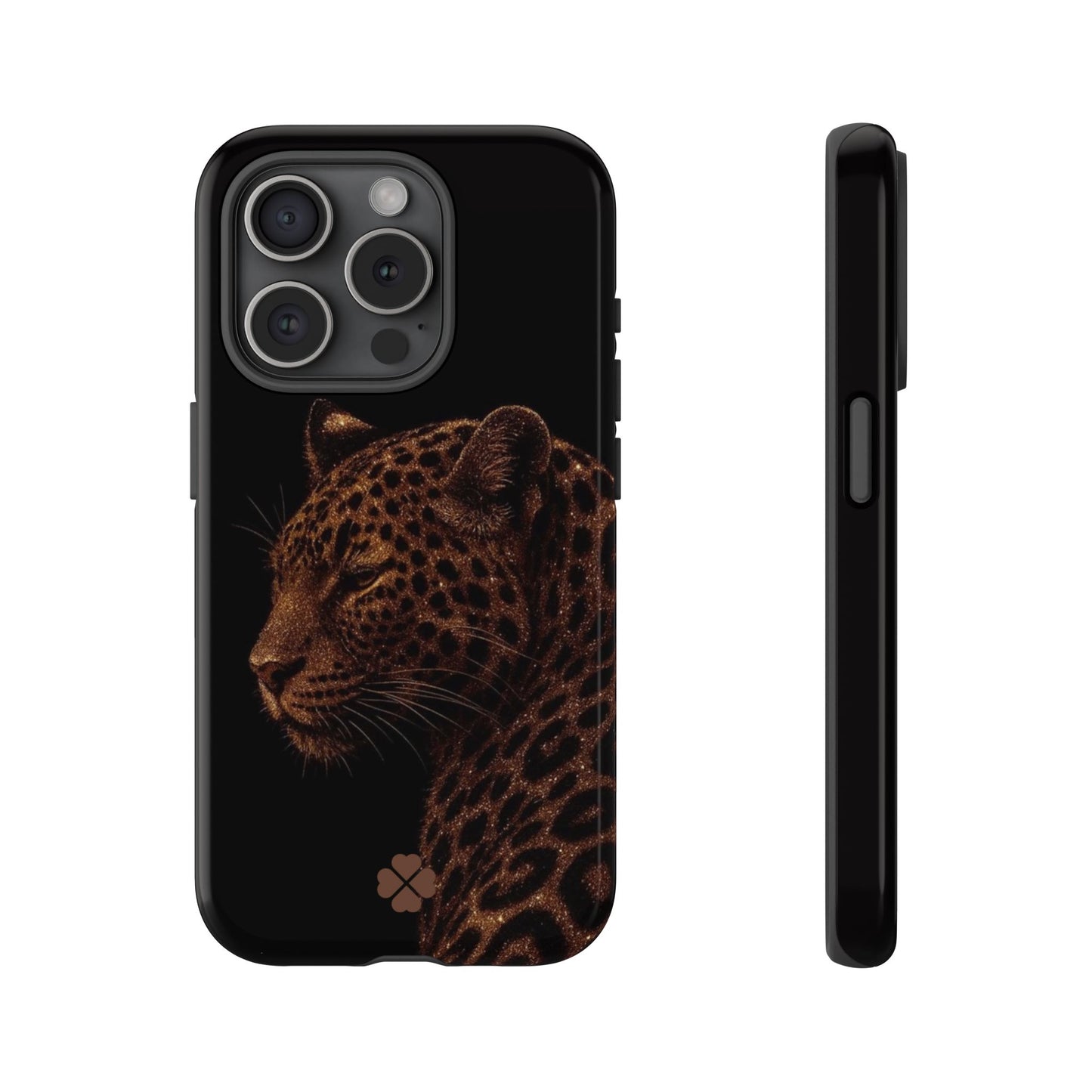 Glitter Leopard Phone Case