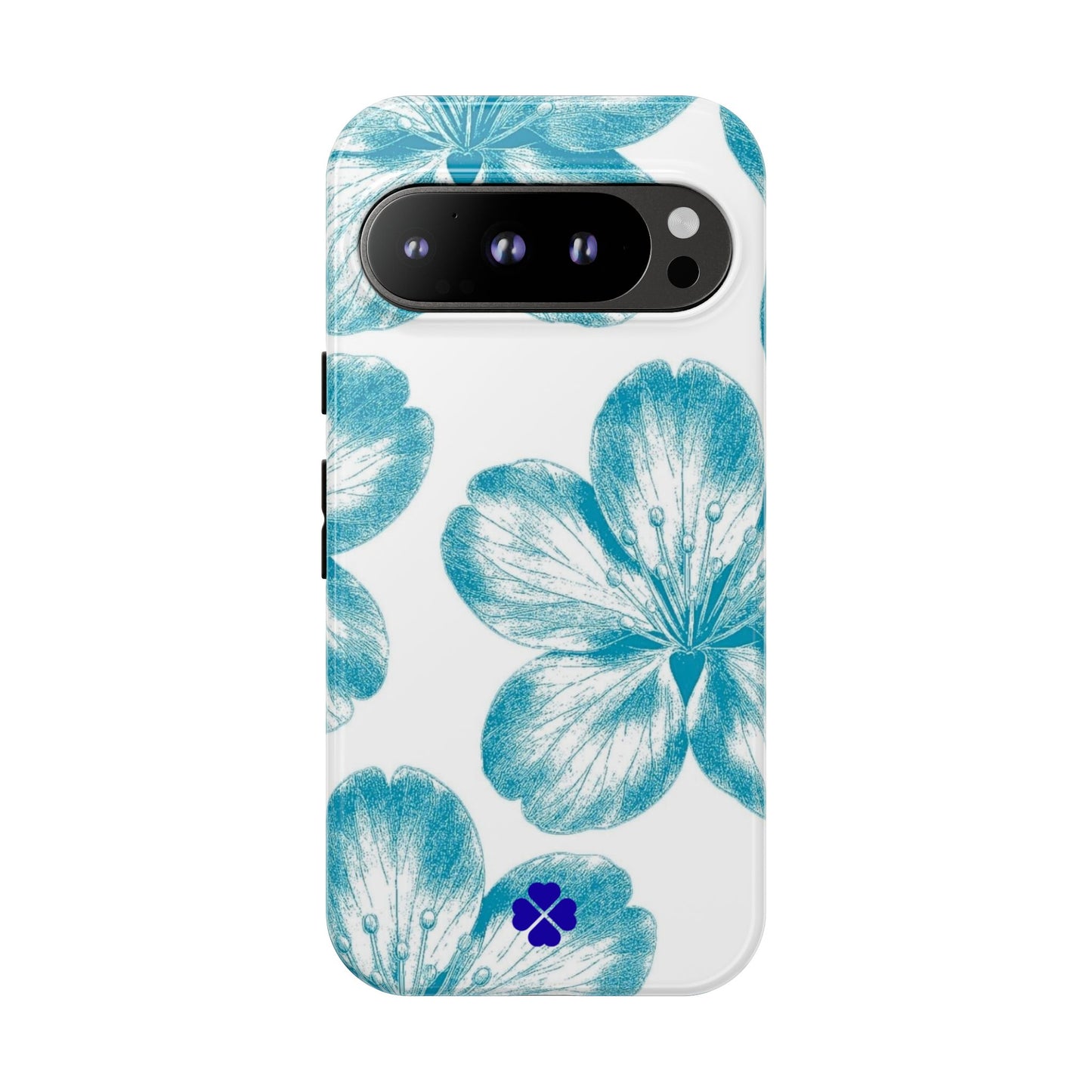 Blue Hibiscus Phone Case