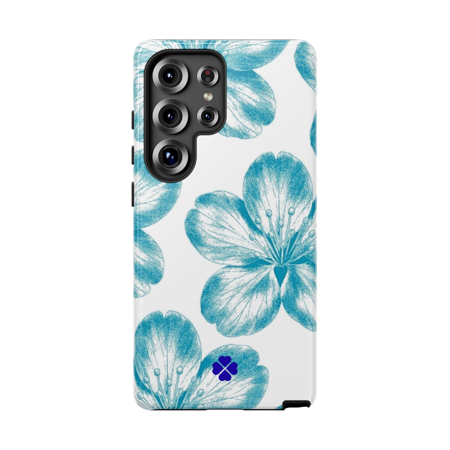 Blue Hibiscus Phone Case