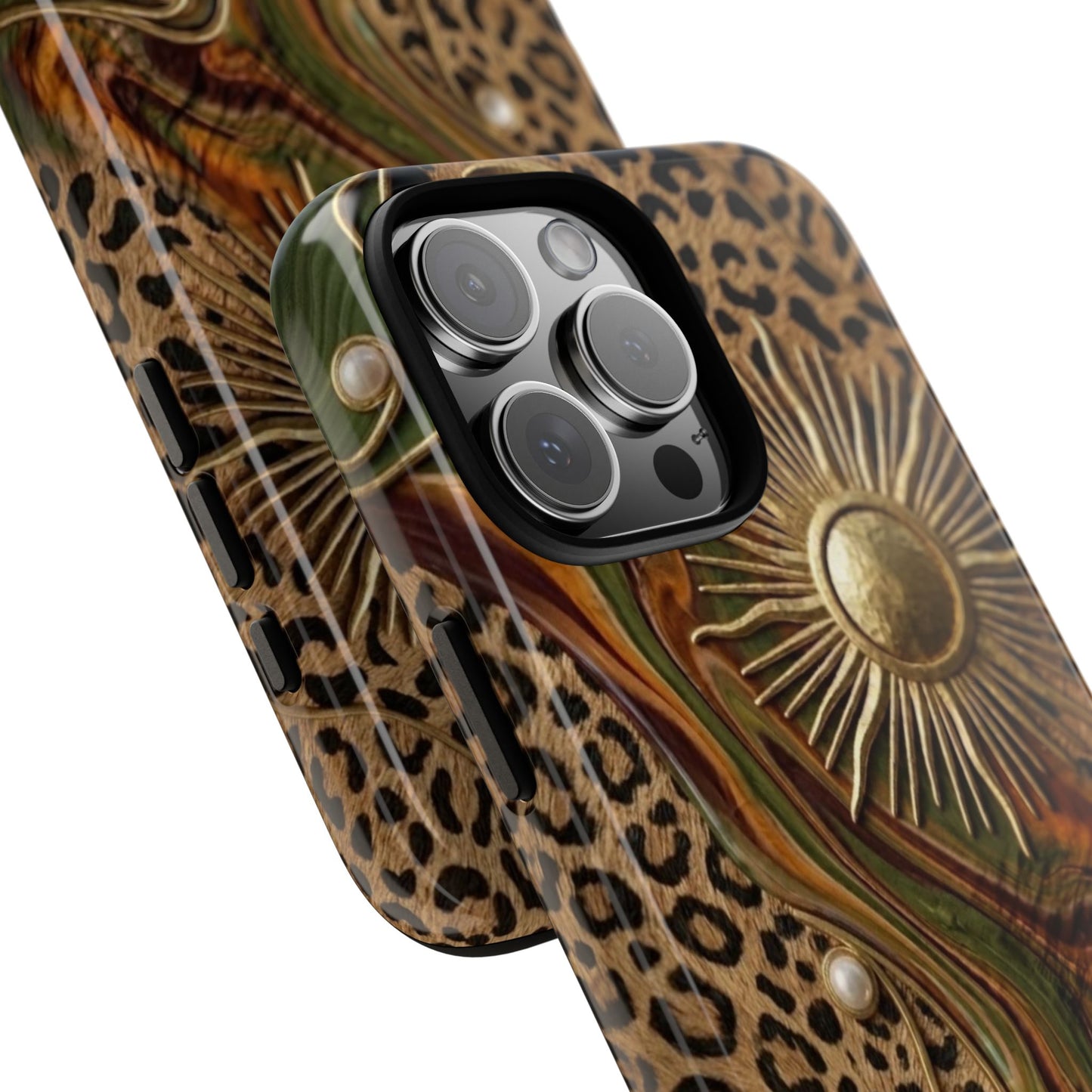 Solar Leopard Phone Case