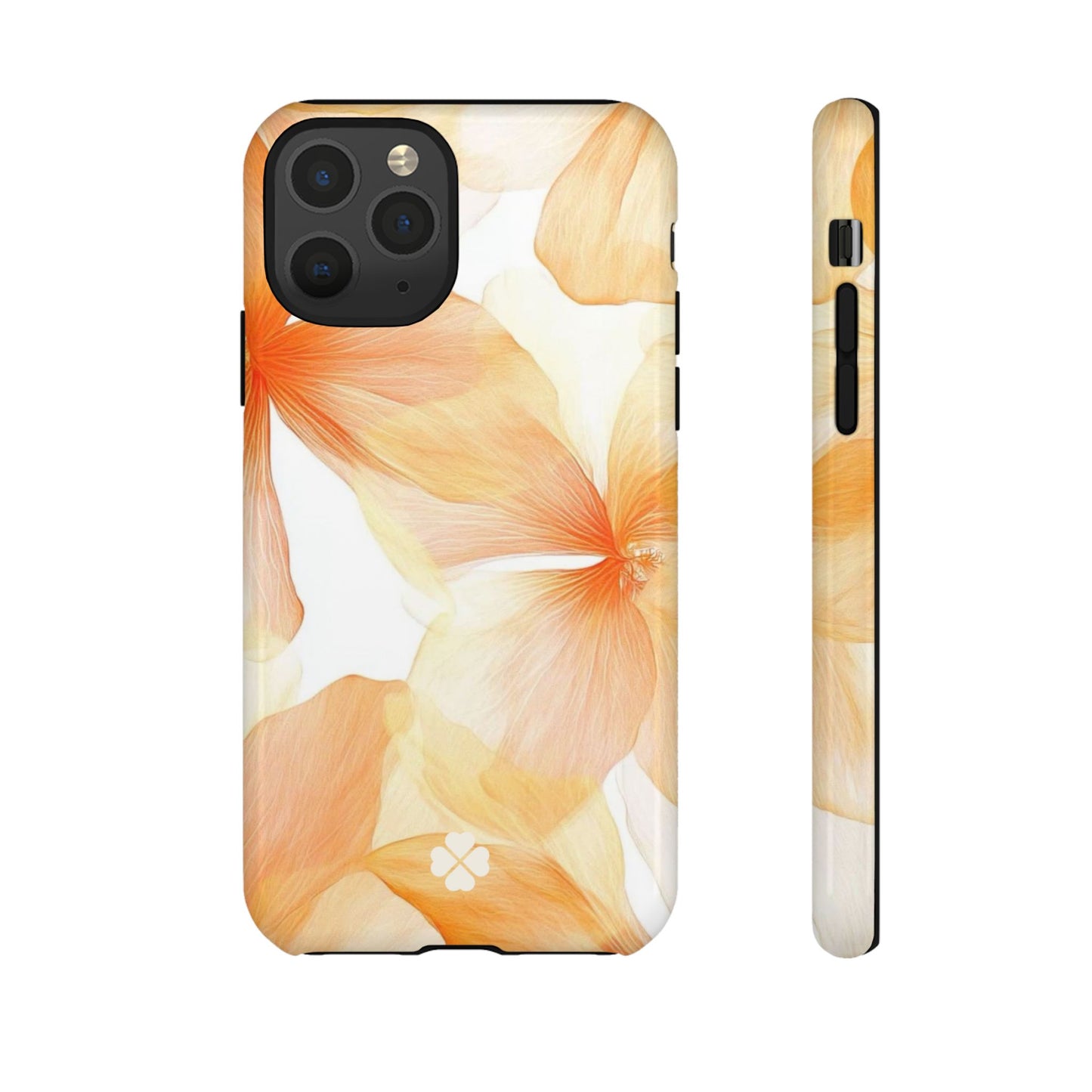 Orange Floral Phone Case