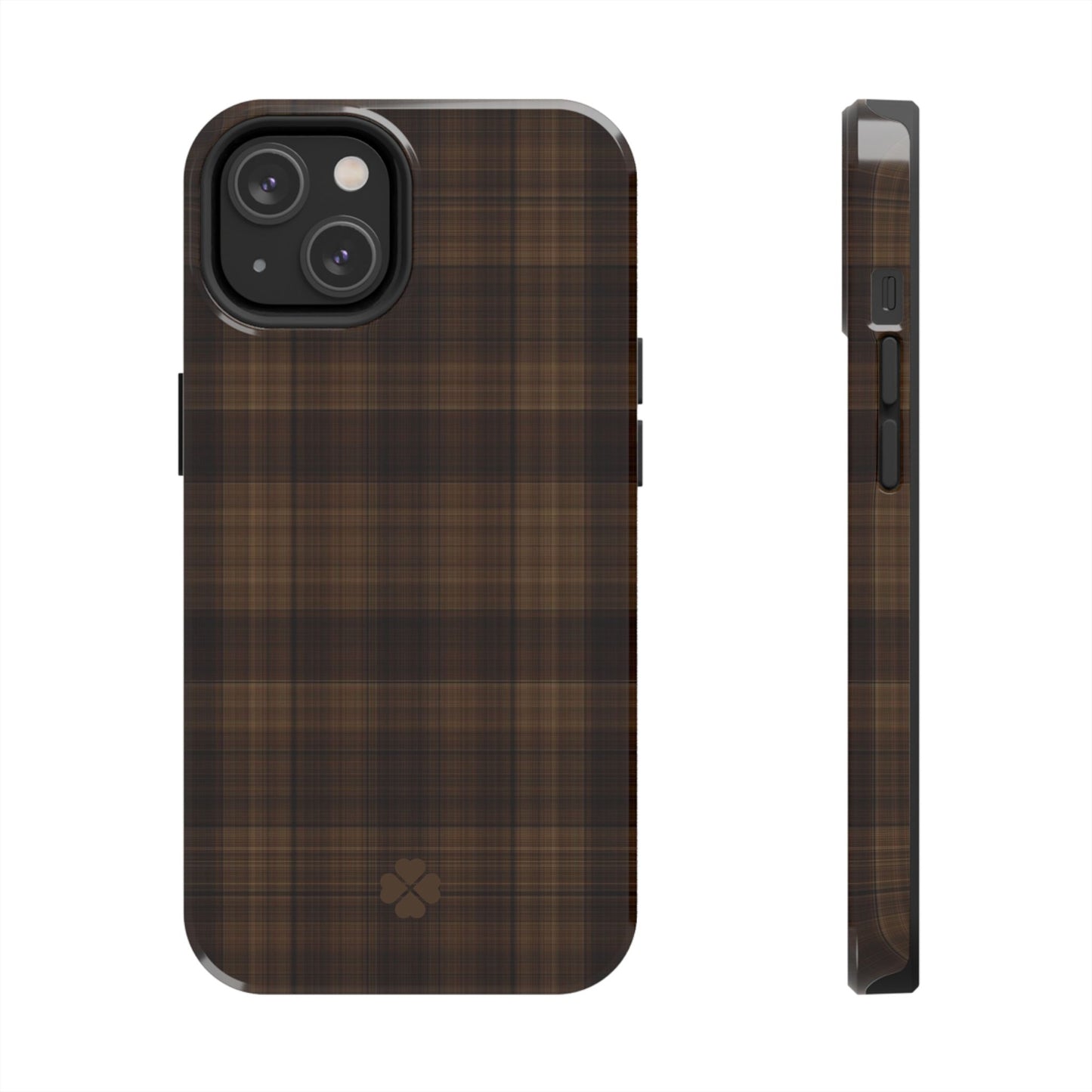 Brown Flannel Phone Case