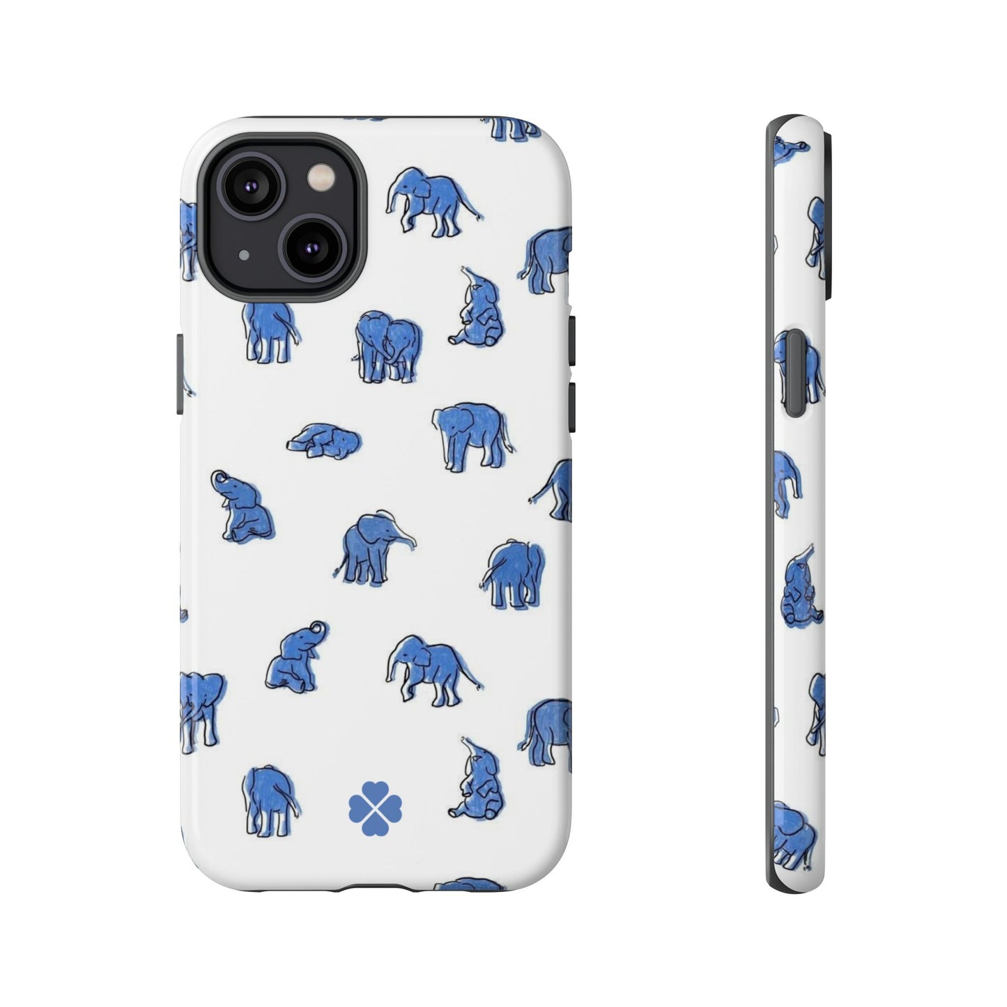 Blue Elephant Phone Case