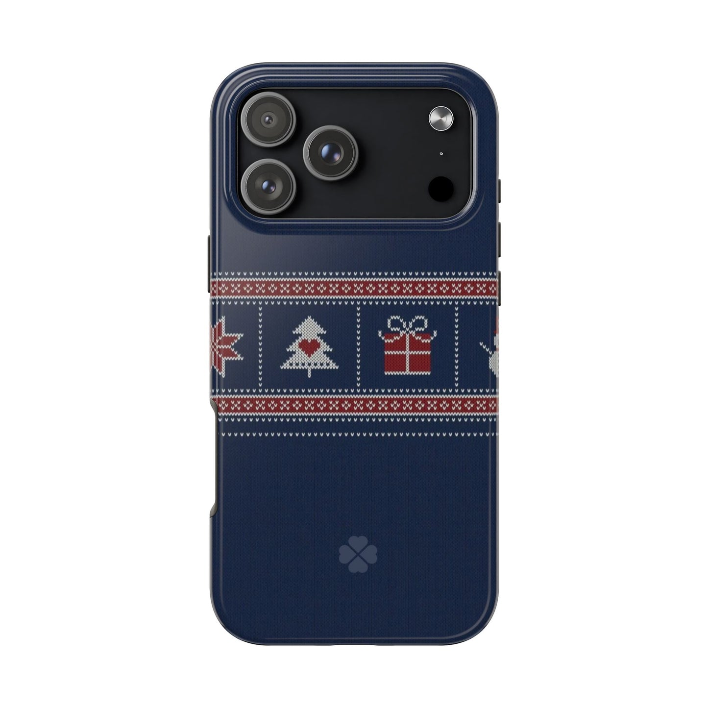 Blue Christmas Sweater Phone Case