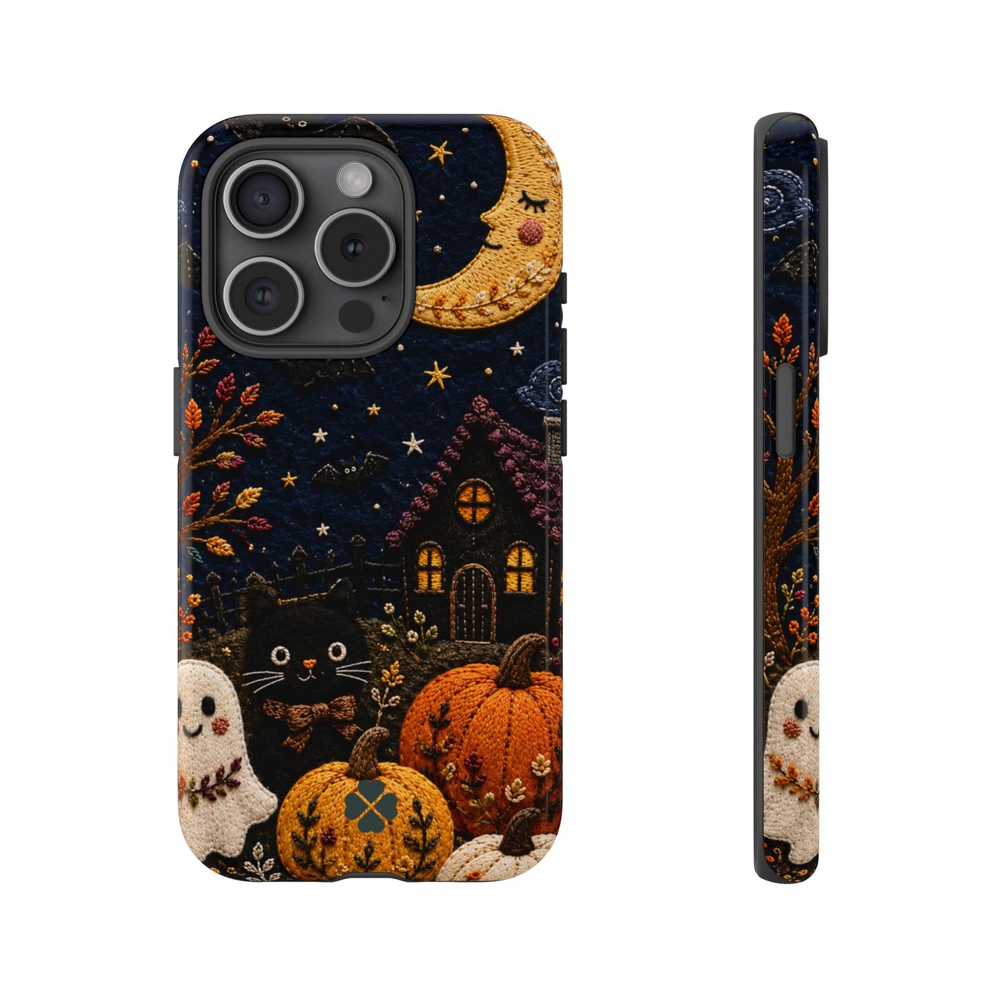 Embroidered Halloween Phone Case