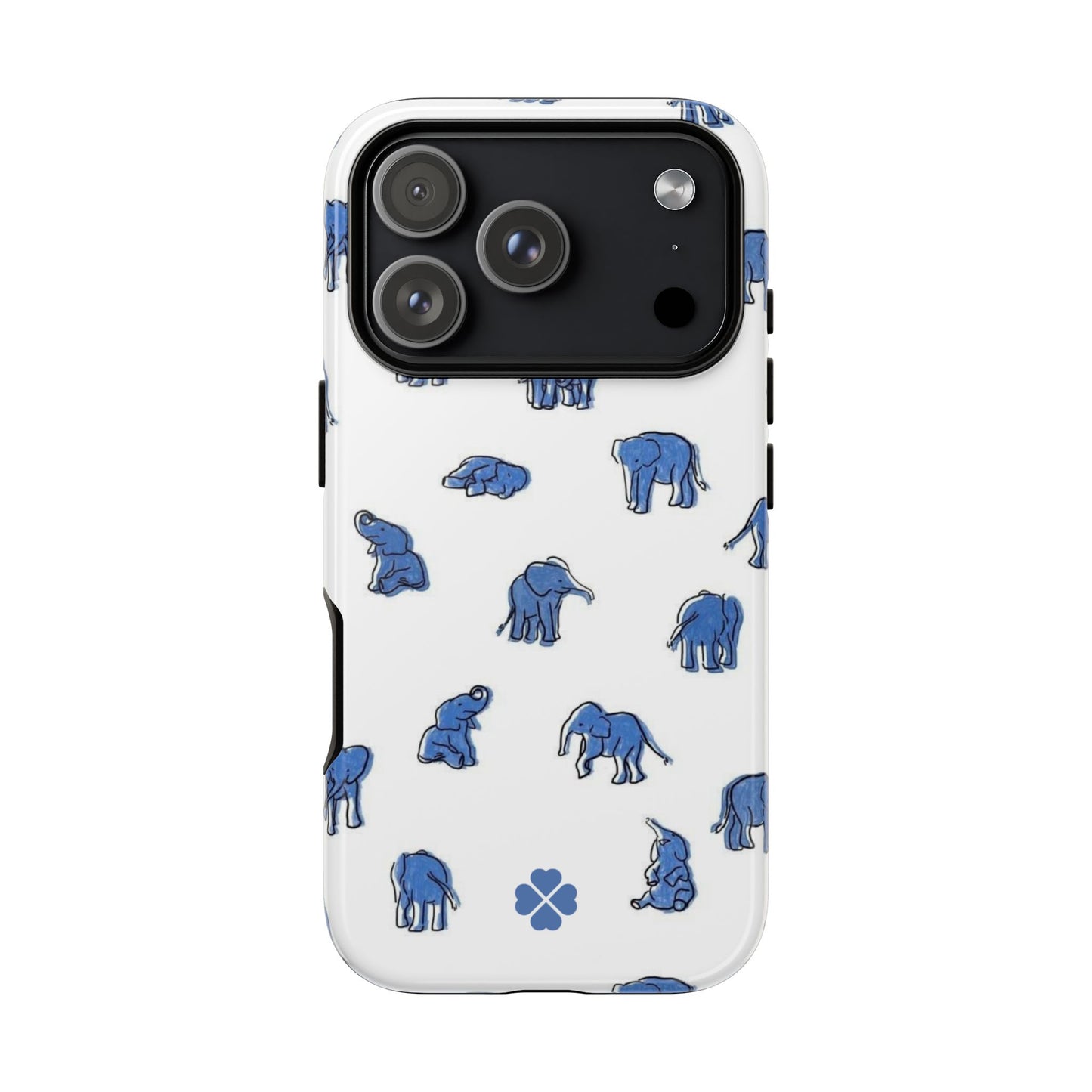 Blue Elephant Phone Case