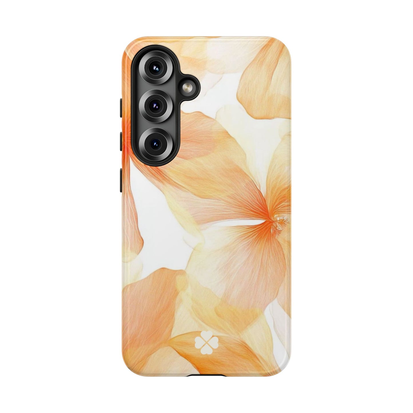 Orange Floral Phone Case
