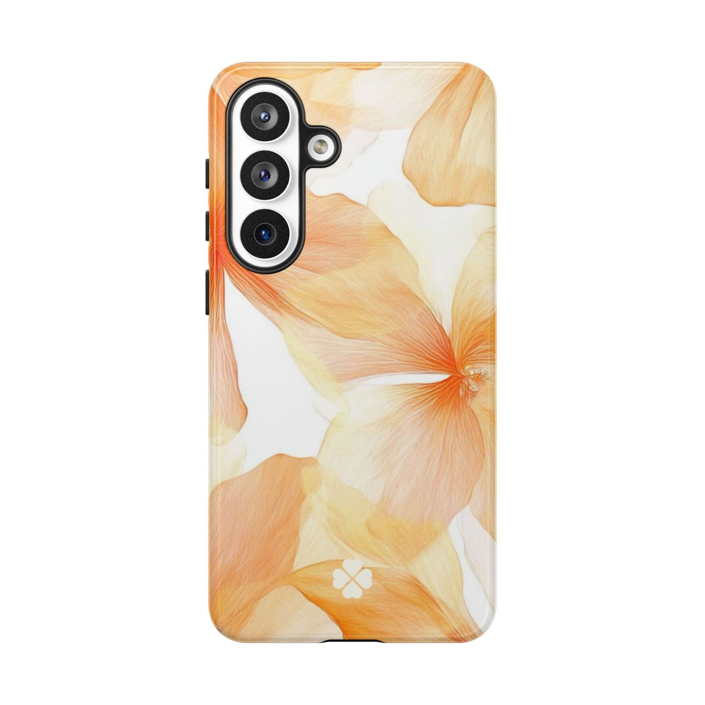 Orange Floral Phone Case