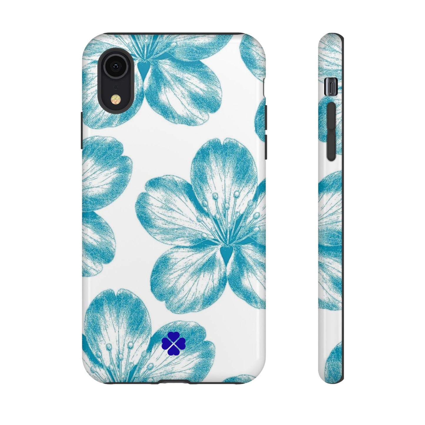 Blue Hibiscus Phone Case