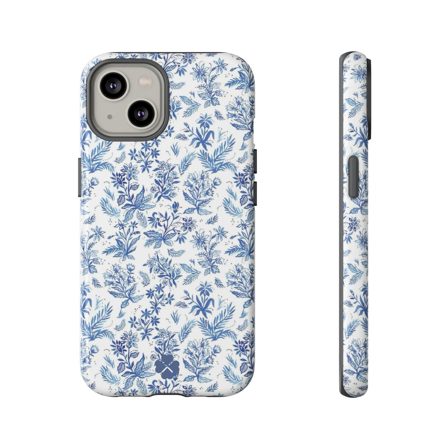 Blue Toile Phone Case
