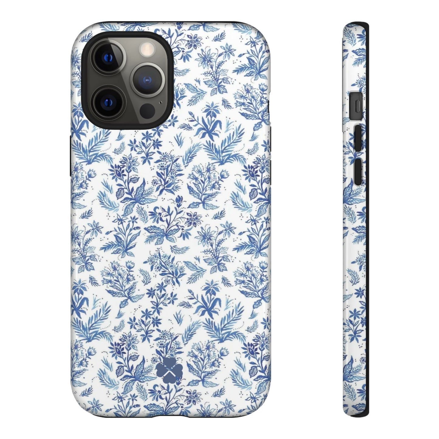 Blue Toile Phone Case