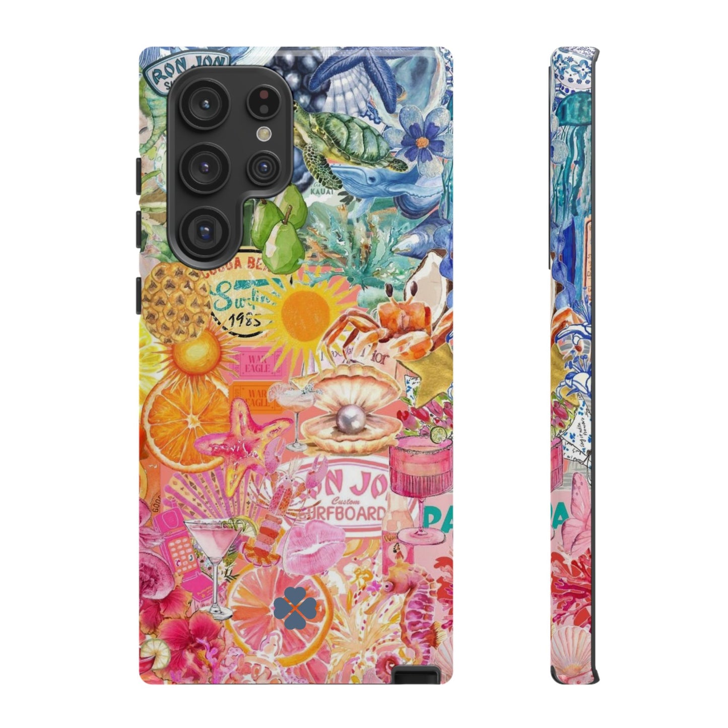 Rainbow Summer Collage Phone Case